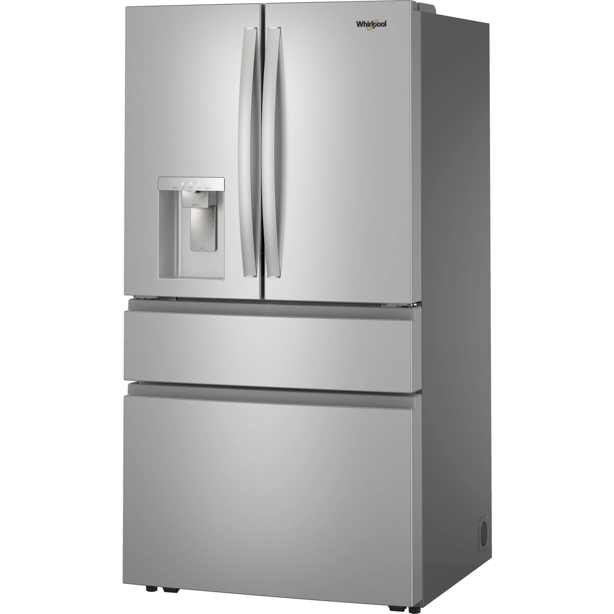 Whirlpool 29 Cu. Ft. French Door Refrigerator with Flexible Temperature Drawer - Fingerprint Resistant Stainless Steel (WRMF3636SZ) - Image 4