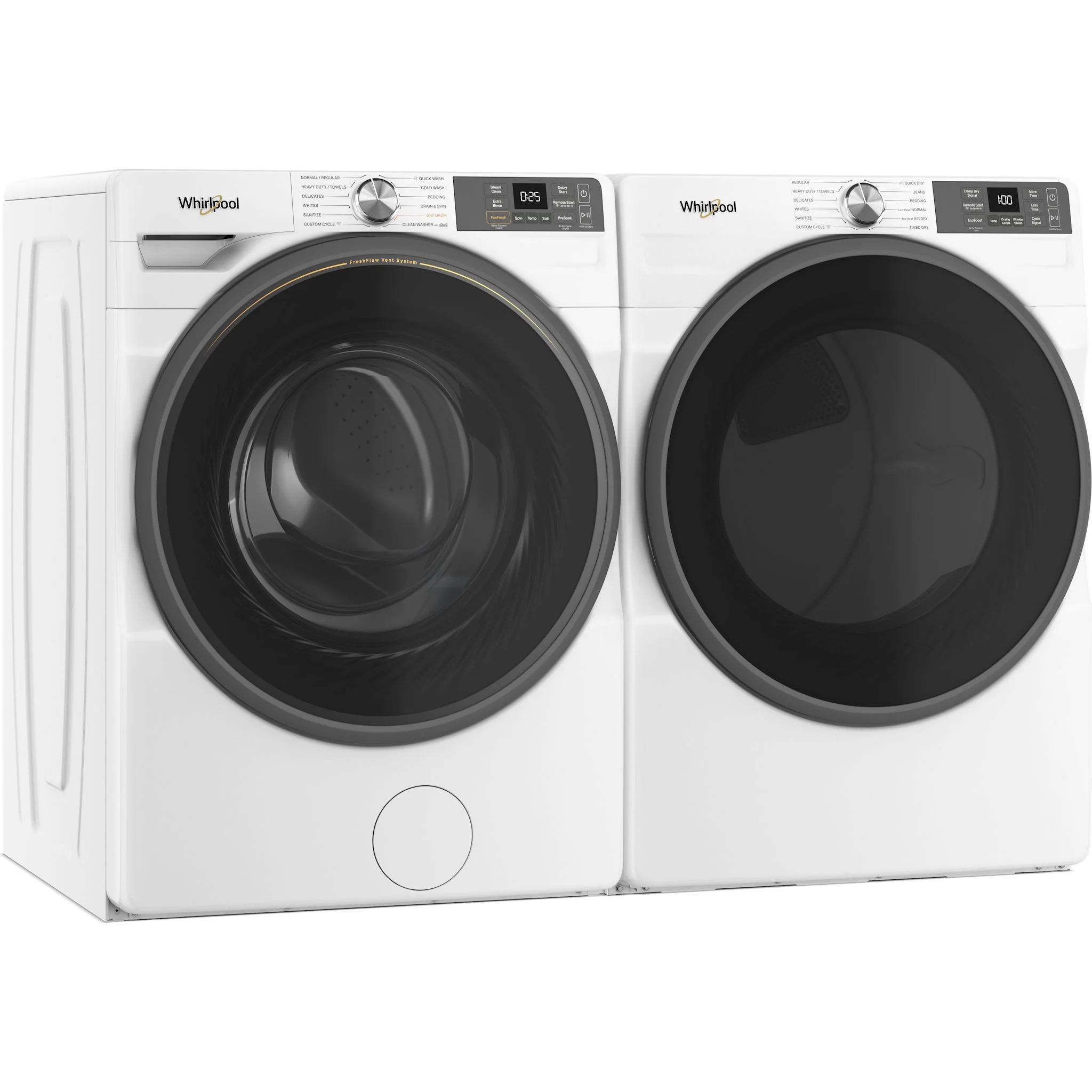 Whirlpool Front Load Pair (WFW5720RW-YWED5720RW ) - Image 4