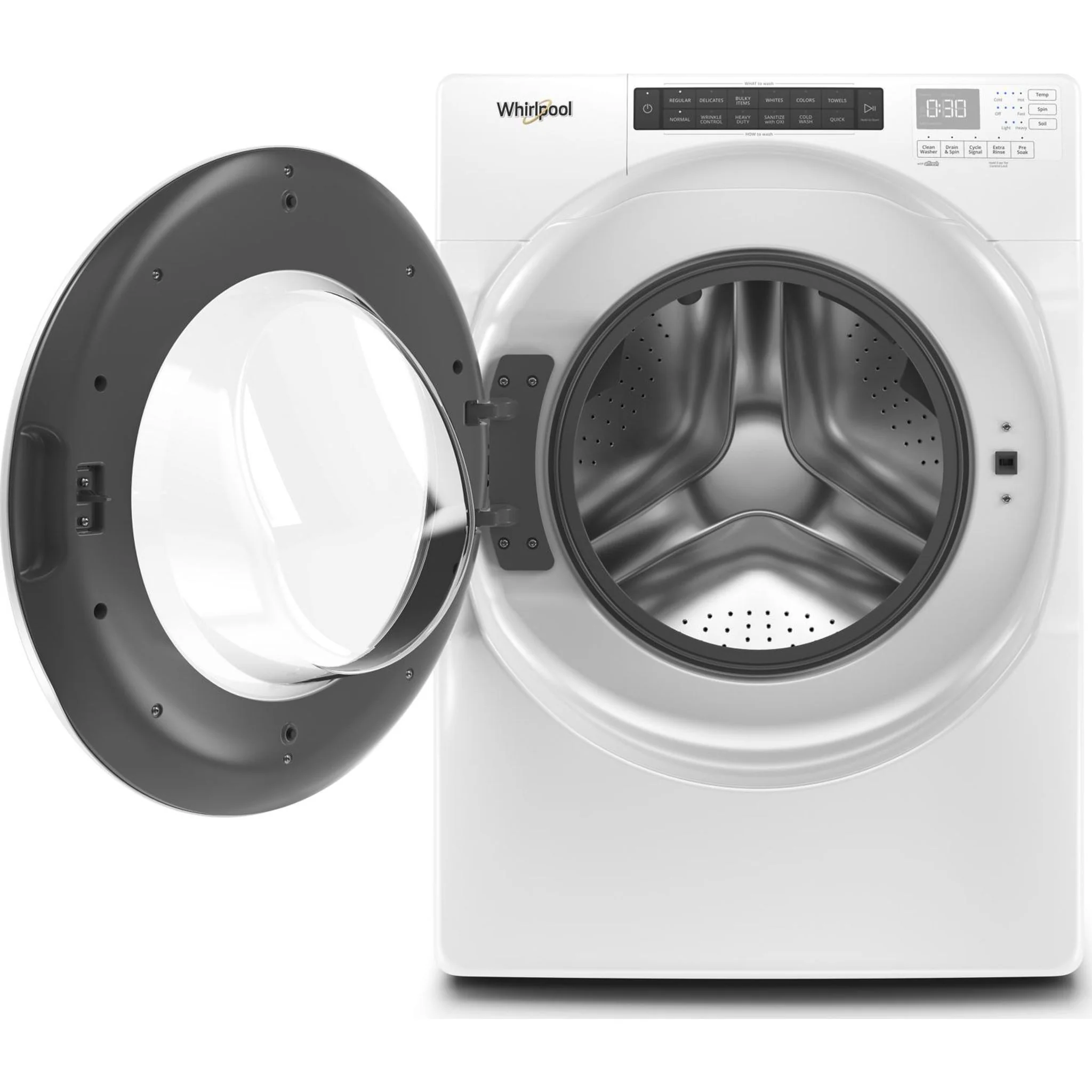 Whirlpool 5.0 cu.ft I.E.C. Closet-Depth Front Load Washer with Intuitive Controls -White (WFW560CHW) - Image 12
