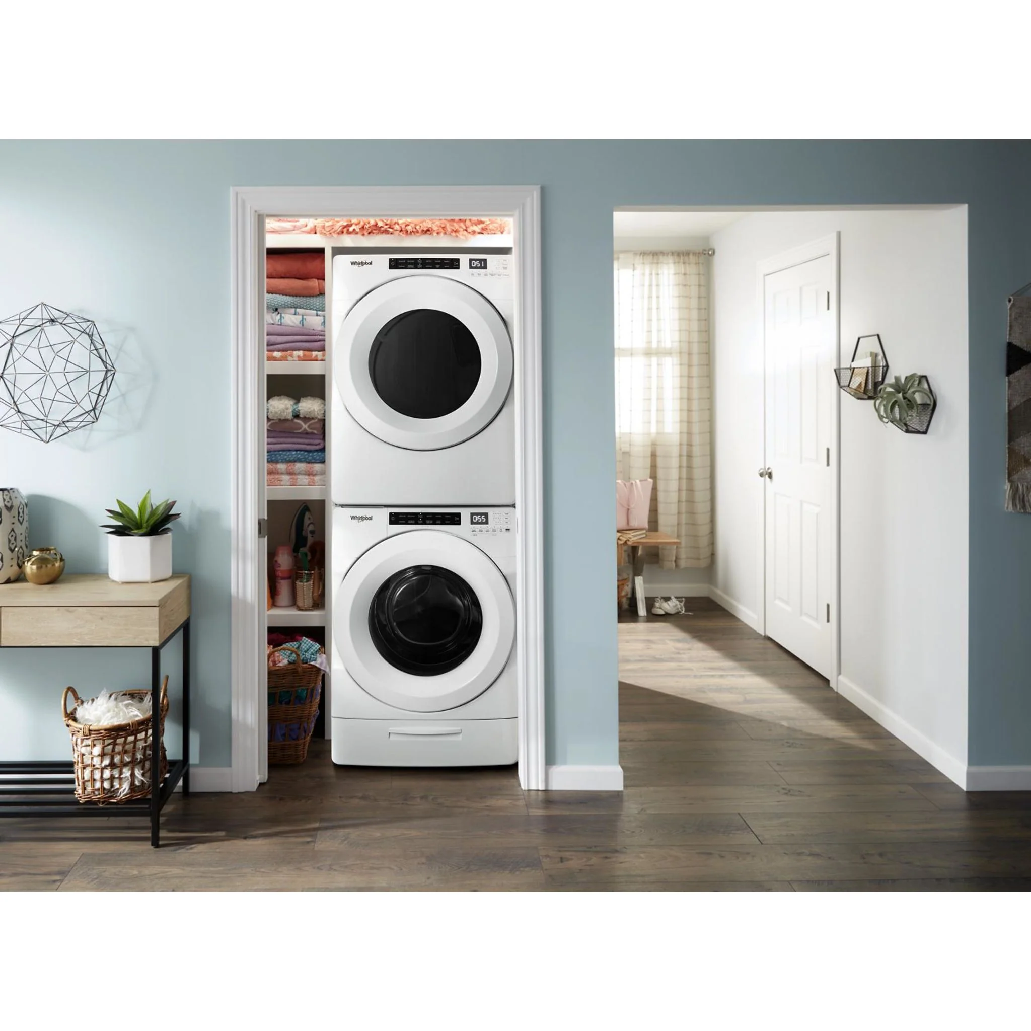 Whirlpool 5.0 cu.ft I.E.C. Closet-Depth Front Load Washer with Intuitive Controls -White (WFW560CHW) - Image 15