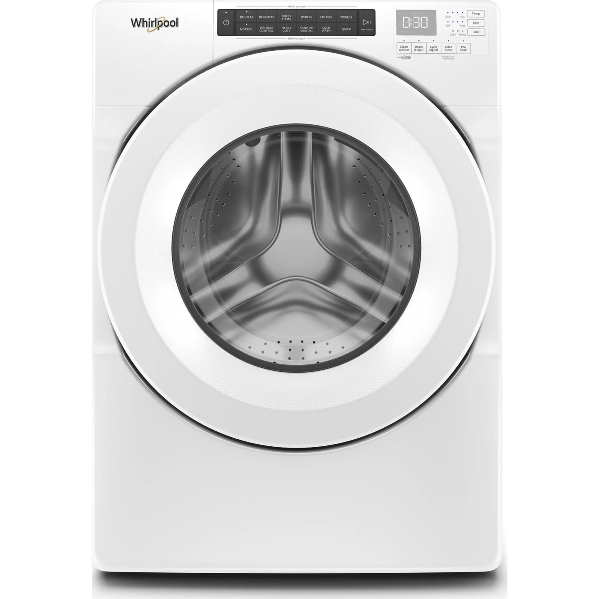 Whirlpool 5.0 cu.ft I.E.C. Closet-Depth Front Load Washer with Intuitive Controls -White (WFW560CHW) - Image 16