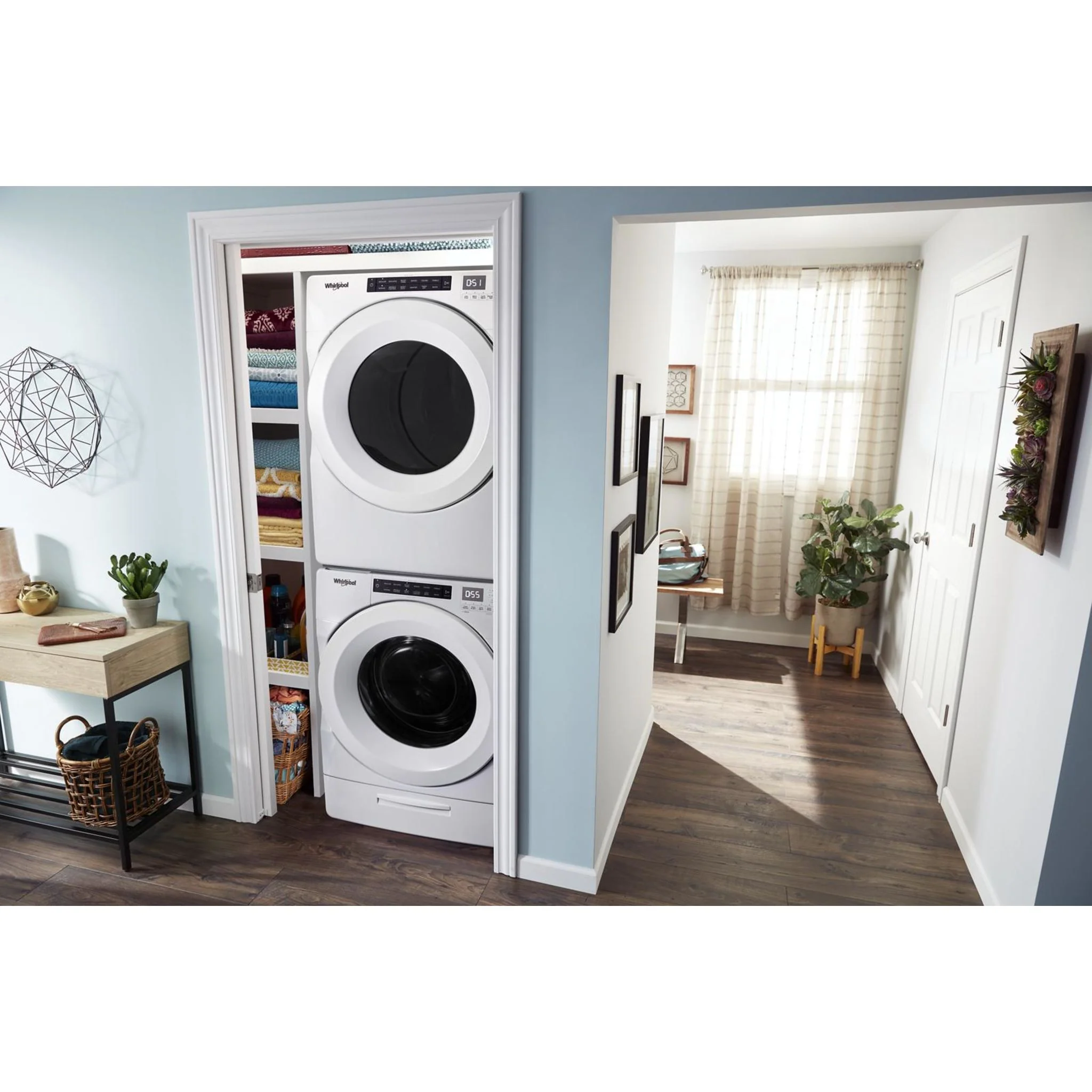 Whirlpool 5.0 cu.ft I.E.C. Closet-Depth Front Load Washer with Intuitive Controls -White (WFW560CHW) - Image 17