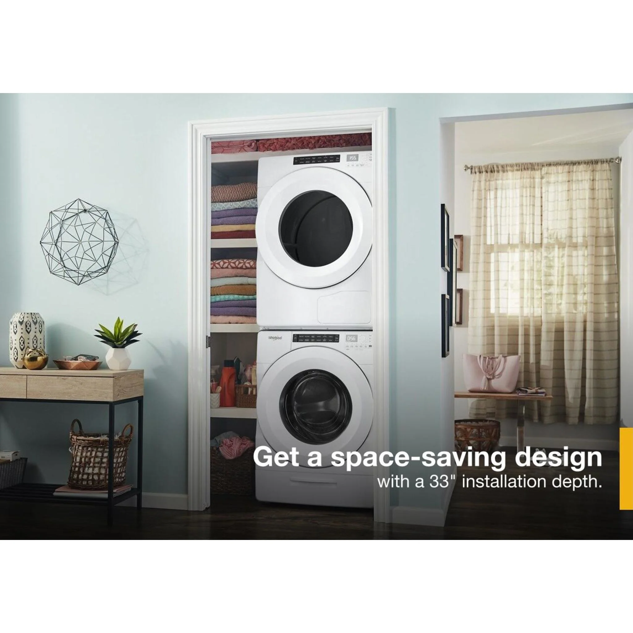 Whirlpool 5.0 cu.ft I.E.C. Closet-Depth Front Load Washer with Intuitive Controls -White (WFW560CHW) - Image 21