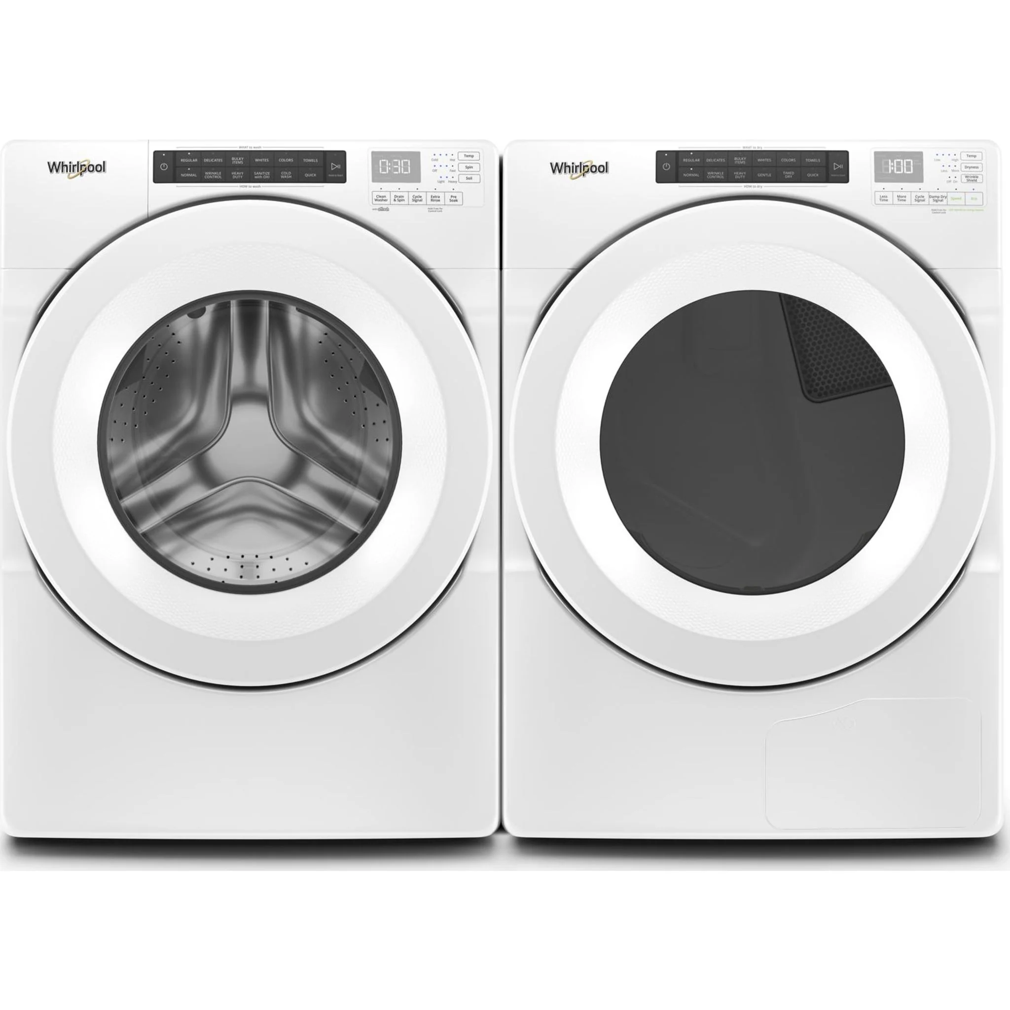 Whirlpool 5.0 cu.ft I.E.C. Closet-Depth Front Load Washer with Intuitive Controls -White (WFW560CHW) - Image 7