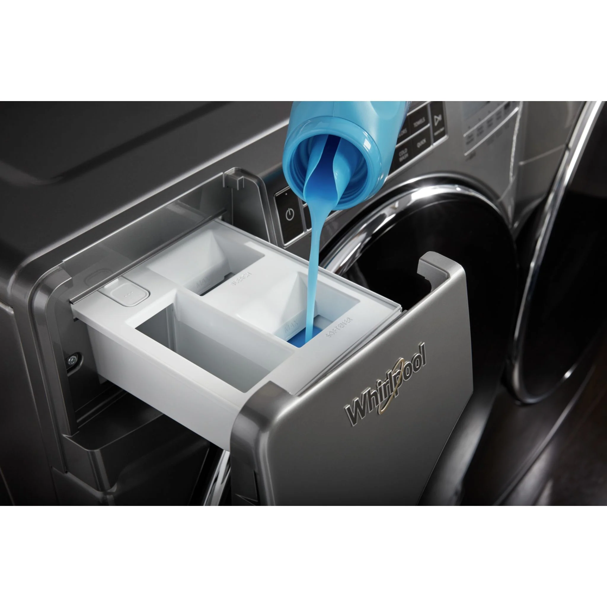 Whirlpool 5.8 cu. ft. I.E.C. Front Load Washer with Load & GoXL Dispenser -Chrome Shadow (WFW8620HC) - Image 4