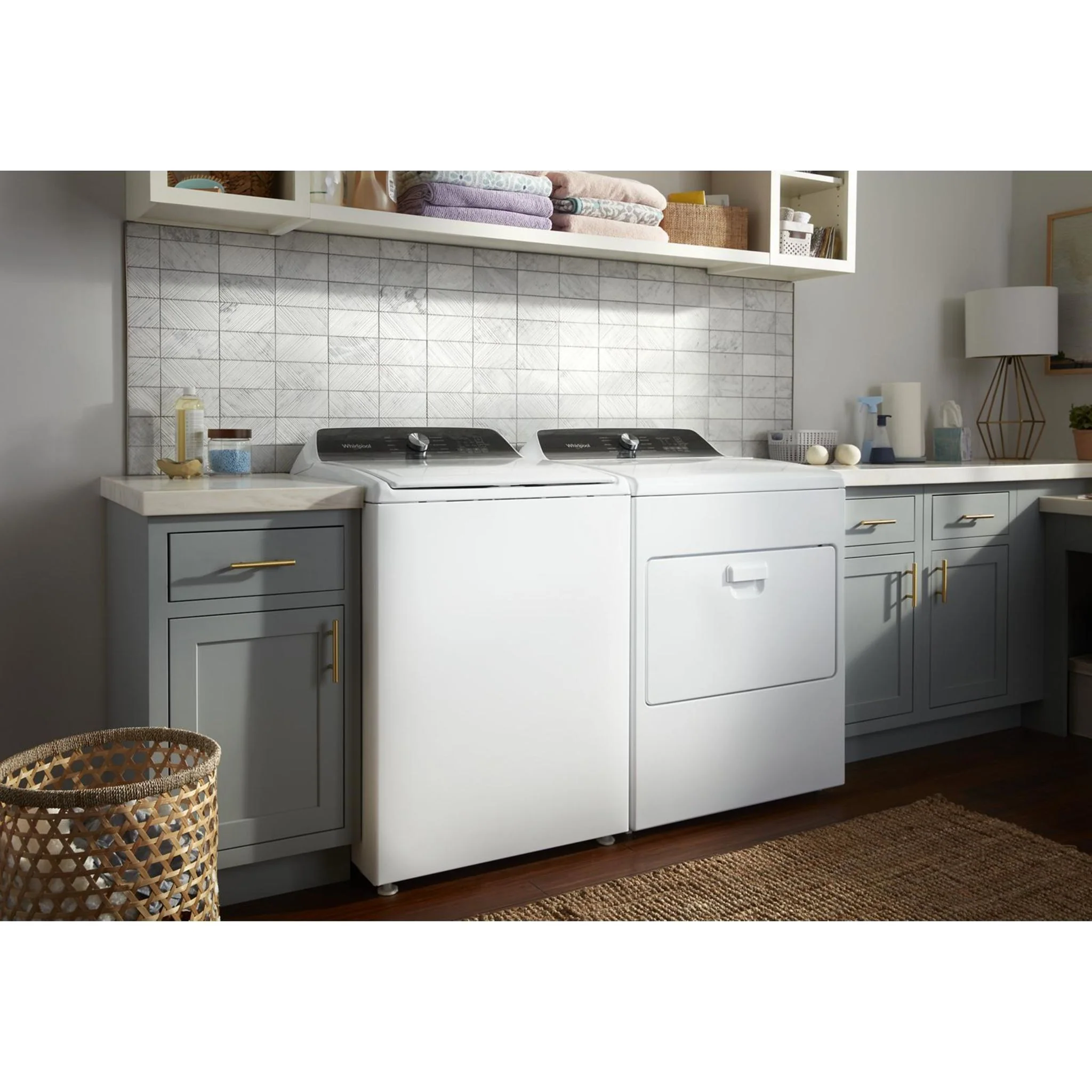 Whirlpool 7.0 Cu. Ft. Top Load Gas Moisture Sensing Dryer -White (WGD5010LW) - Image 11