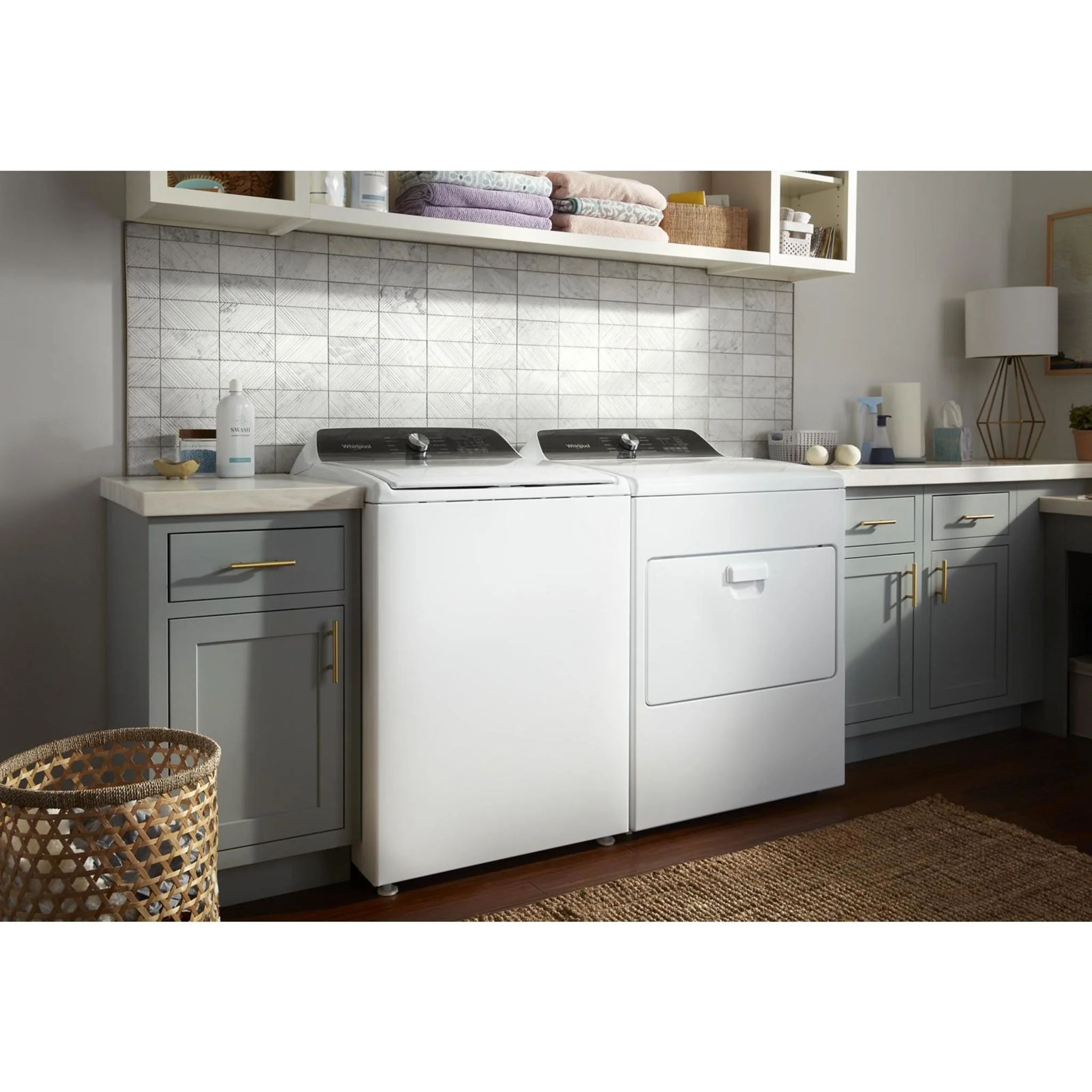 Whirlpool 7.0 Cu. Ft. Top Load Gas Moisture Sensing Dryer -White (WGD5010LW) - Image 15