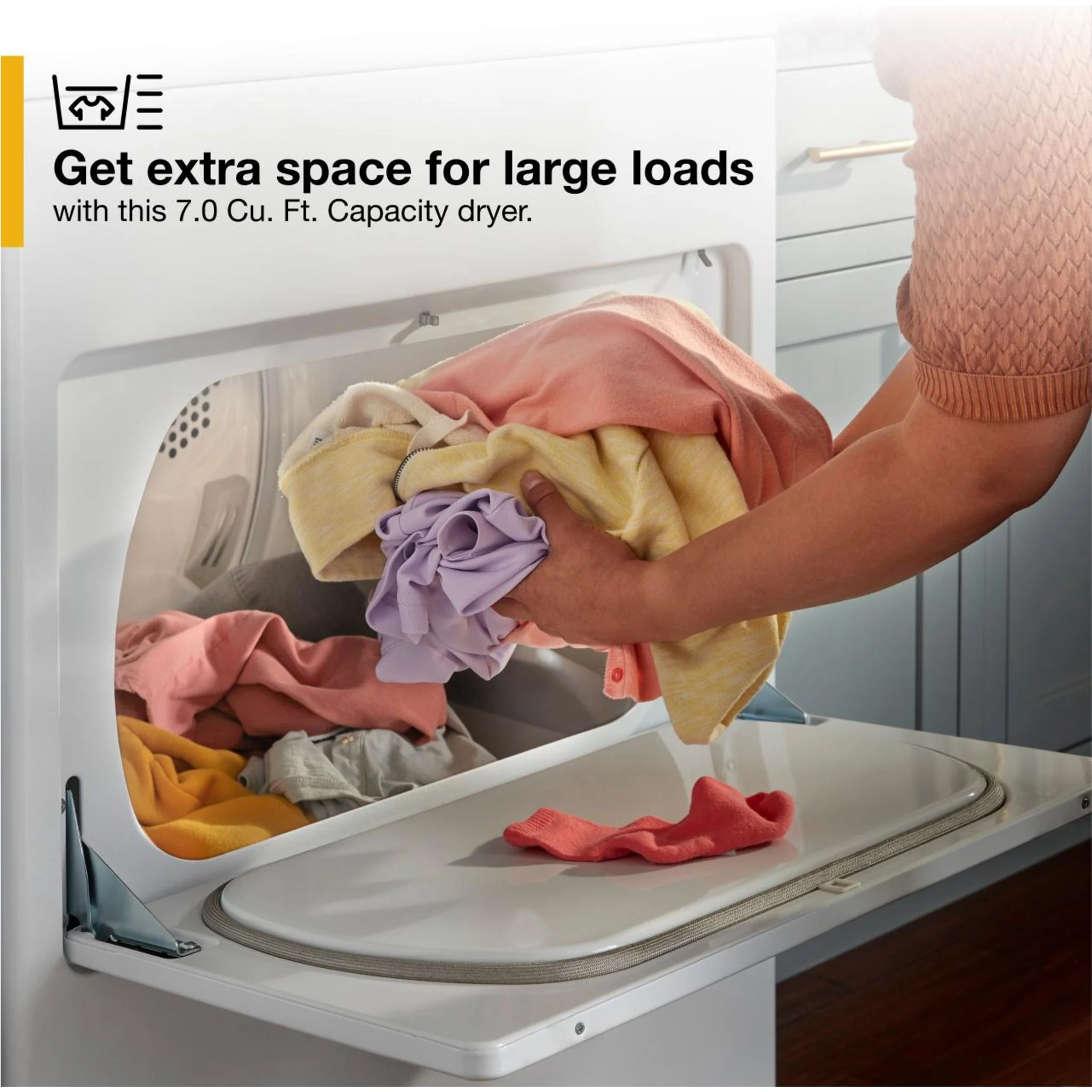 Whirlpool 7.0 Cu. Ft. Top Load Gas Moisture Sensing Dryer -White (WGD5010LW) - Image 18