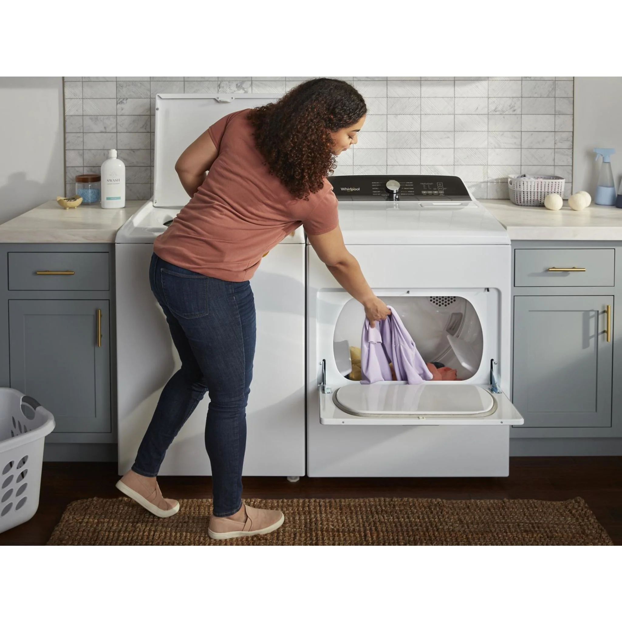 Whirlpool 7.0 Cu. Ft. Top Load Gas Moisture Sensing Dryer -White (WGD5010LW) - Image 23