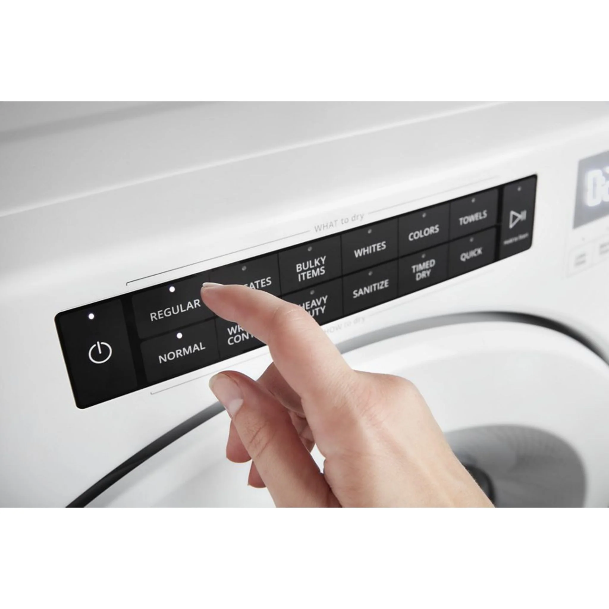 Whirlpool 7.4 cu.ft Front Load Long Vent Gas Dryer with Intuitive Controls -White (WGD560LHW) - Image 3