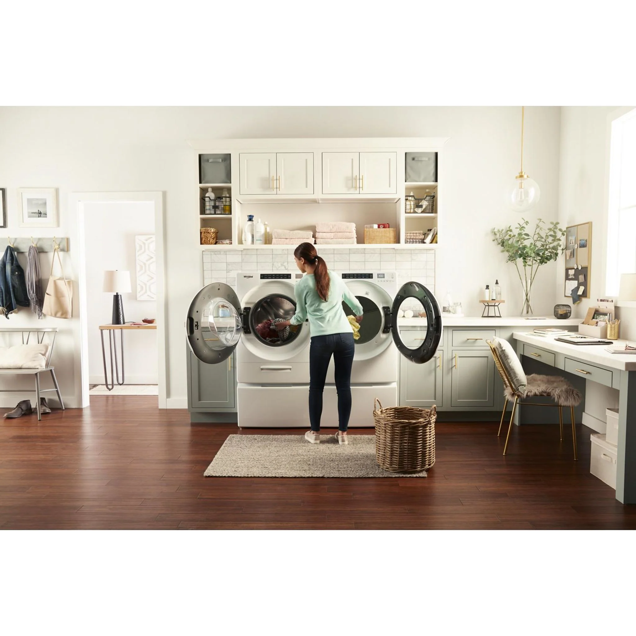 Whirlpool 7.4 cu. ft. Front Load Gas Dryer with Intuitive Touch Controls -White (WGD5620HW) - Image 14