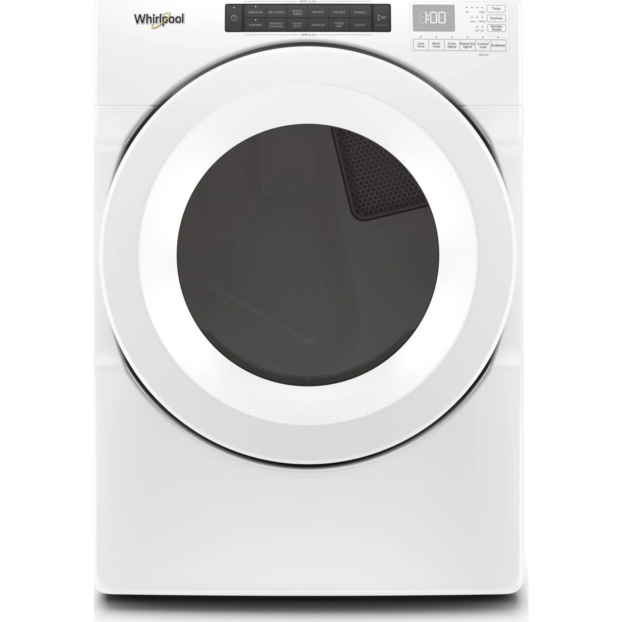 Whirlpool 7.4 cu. ft. Front Load Gas Dryer with Intuitive Touch Controls -White (WGD5620HW) - Image 2