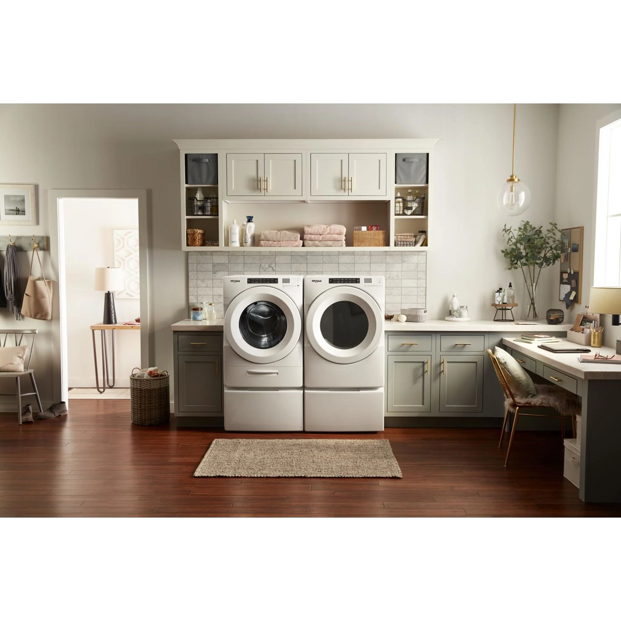 Whirlpool 7.4 cu. ft. Front Load Gas Dryer with Intuitive Touch Controls -White (WGD5620HW) - Image 8