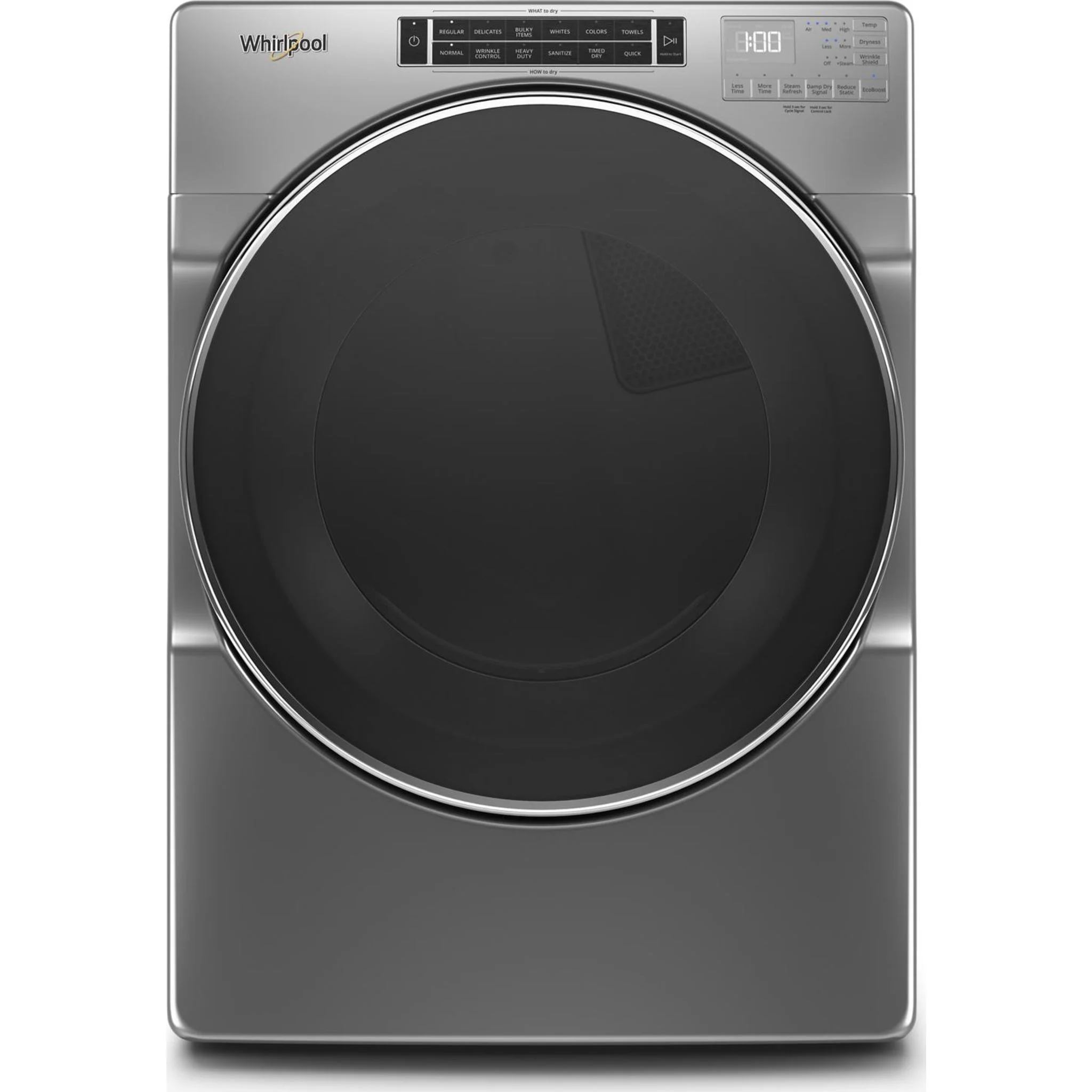 Whirlpool 7.4 cu. ft. Front Load Gas Dryer with Steam Cycles -Chrome Shadow (WGD8620HC) - Image 21