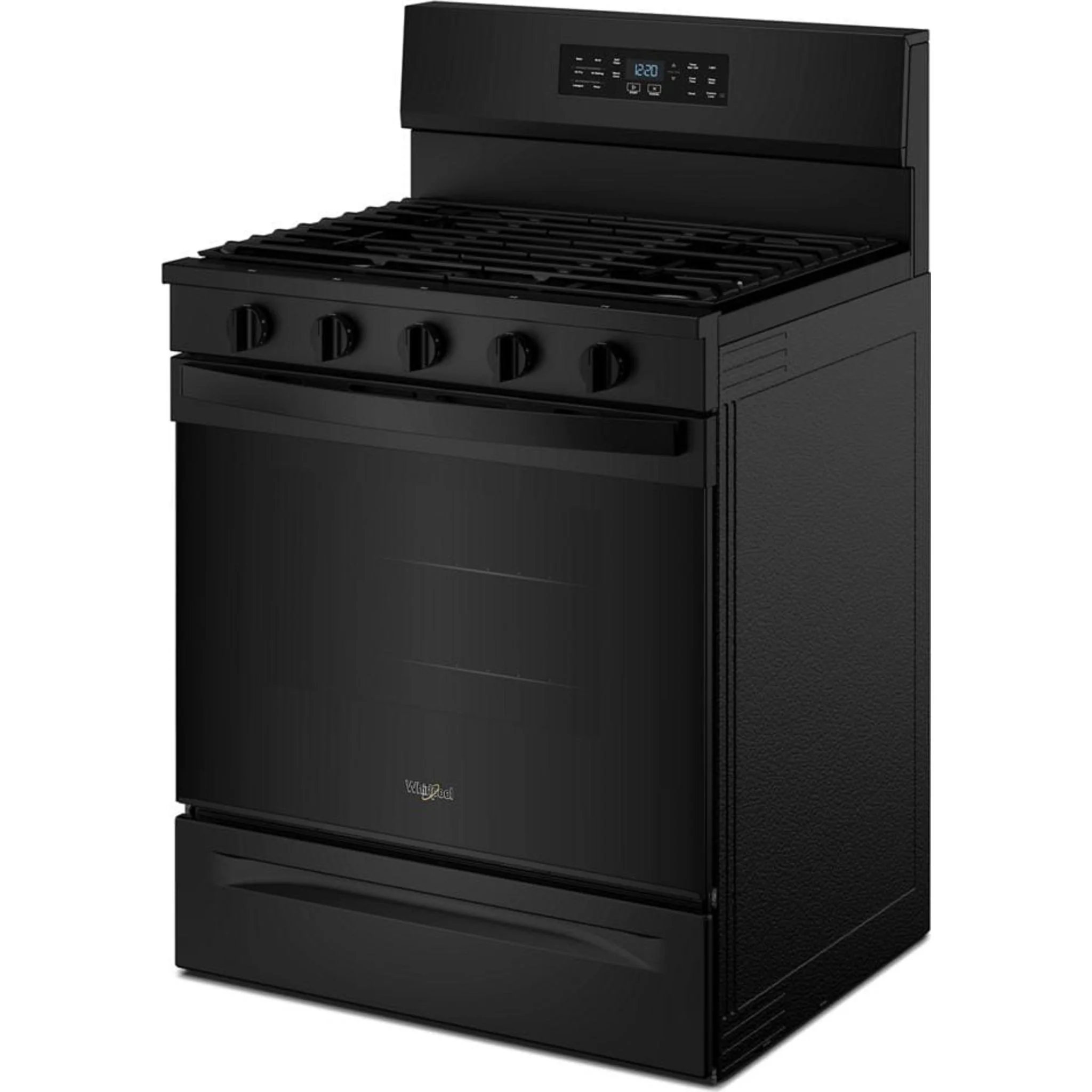 Whirlpool 30-inch Gas Range with Air Cooking Technology - Black (WFGS5730SB) - Image 18