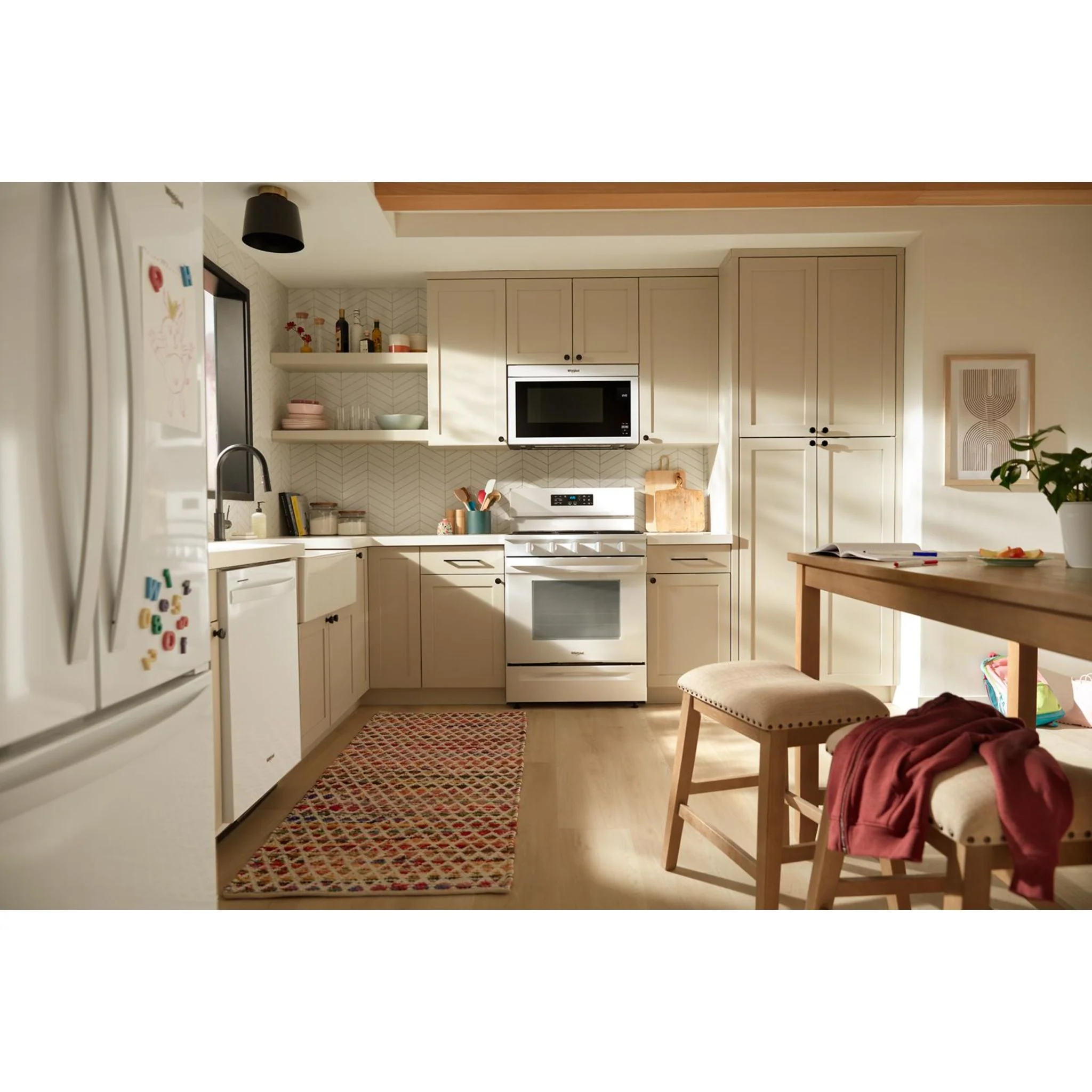 Whirlpool 30-inch Gas Range with Air Cooking Technology - White (WFGS5730SW) - Image 21