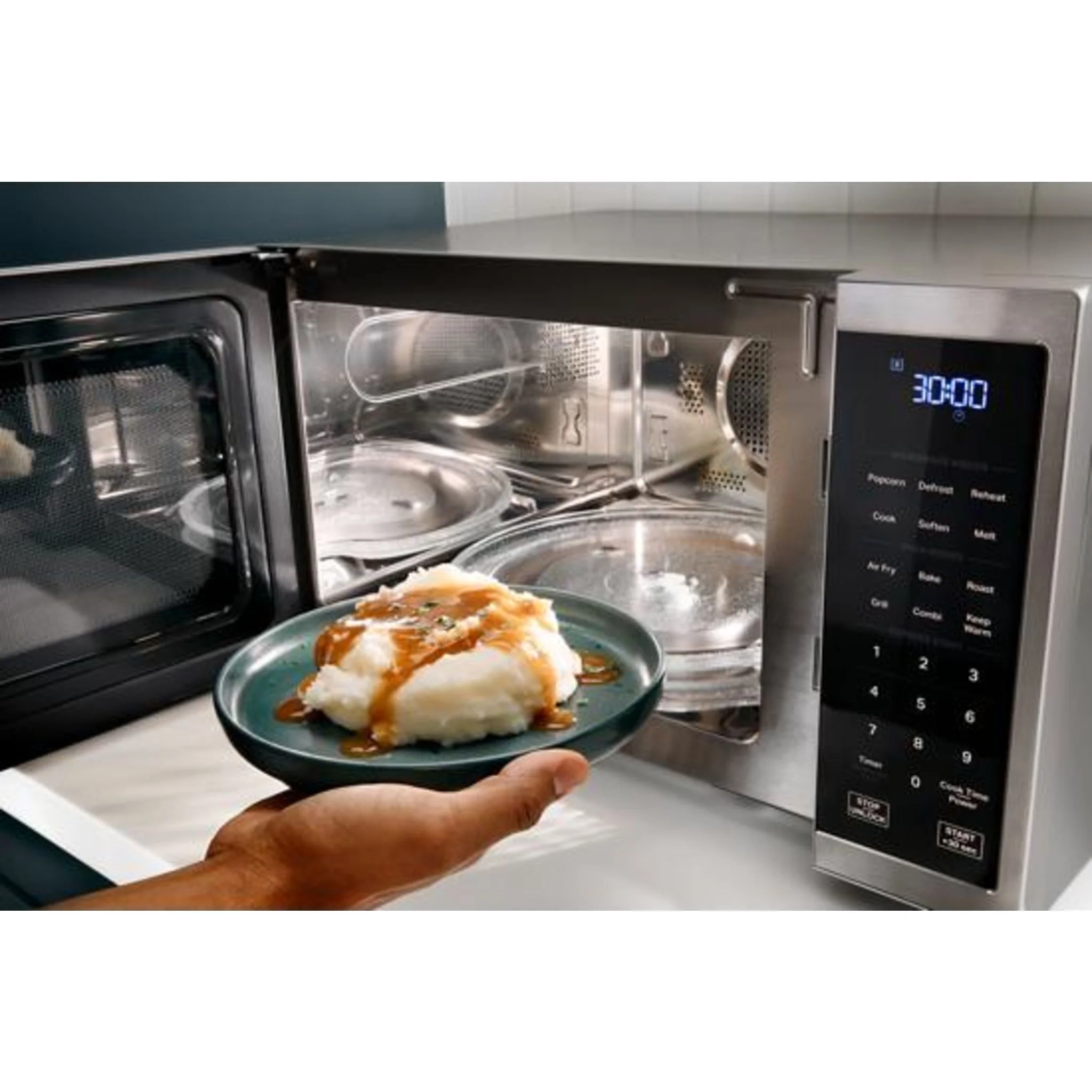 Whirlpool 1.0 cu. ft. Black All-In-One Multifunctional Countertop Microwave With Air Fry - 900 watt -Black (WMCS5522RB) - Image 31