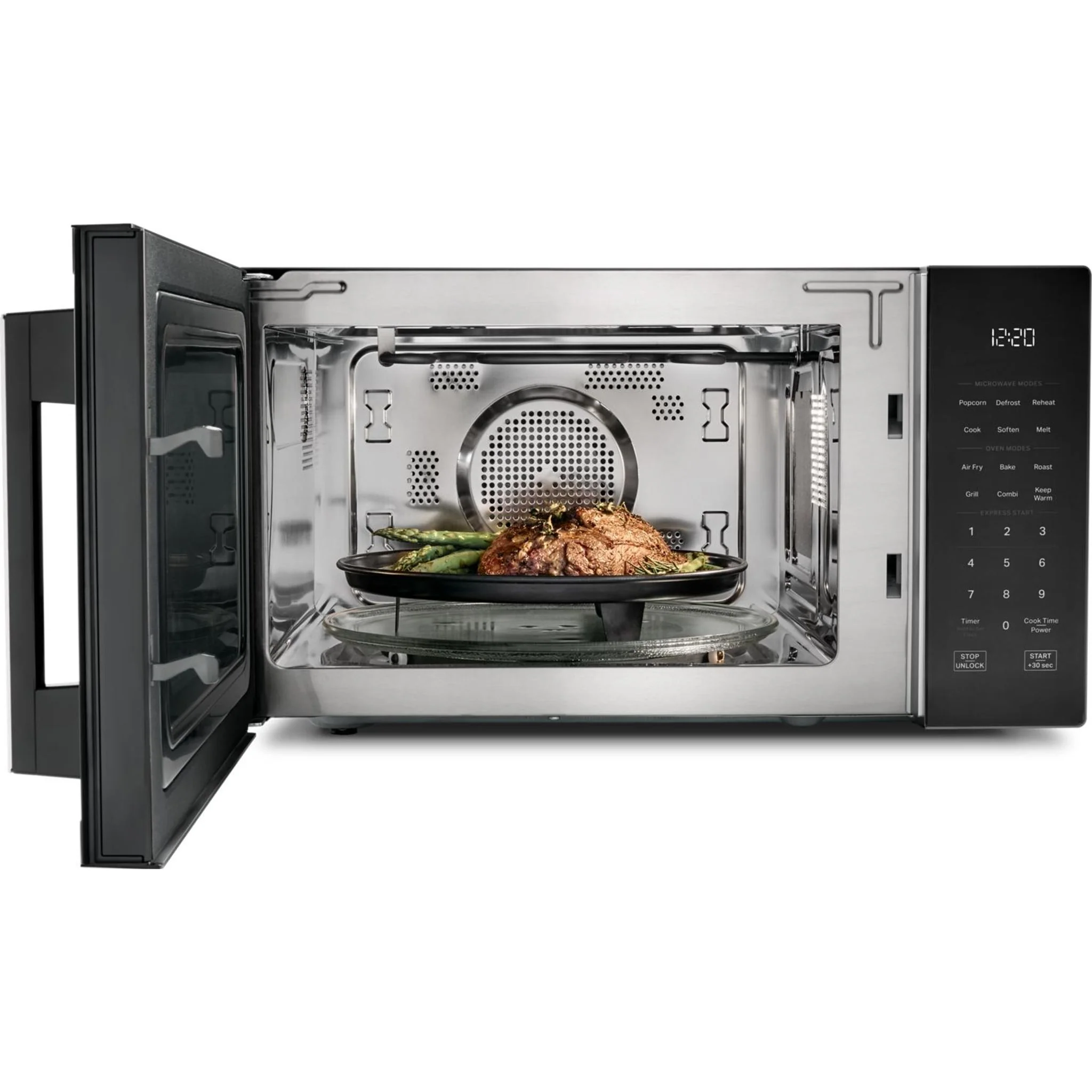 Whirlpool 1.0 cu. ft. Black All-In-One Multifunctional Countertop Microwave With Air Fry - 900 watt -Black (WMCS5522RB) - Image 8