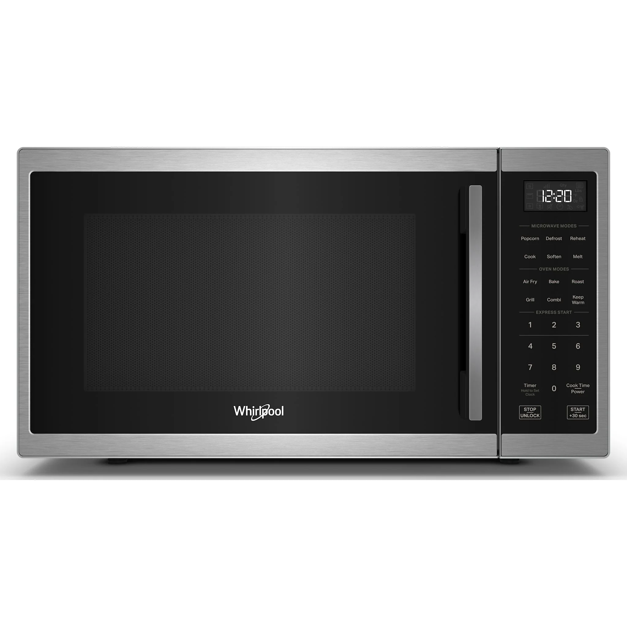 Whirlpool 1.0 cu. ft. Stainless Steel All-In-One Multifunctional Countertop Microwave With Air Fry - 900 watt -Stainless Steel (WMCS5522RS)