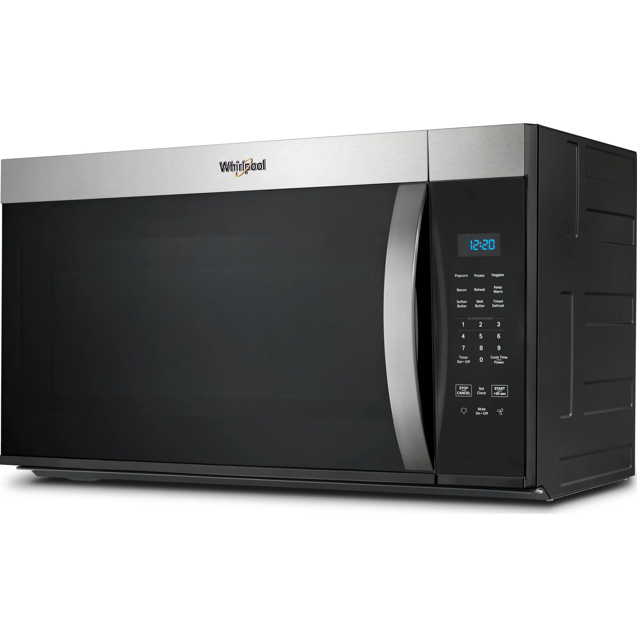 Whirlpool 30W 1.7 cu. ft Over the range Microwave with 900-Watts Cooking Power -Fingerprint Resistant Stainless Steel (YWMMS3130RZ) - Image 4