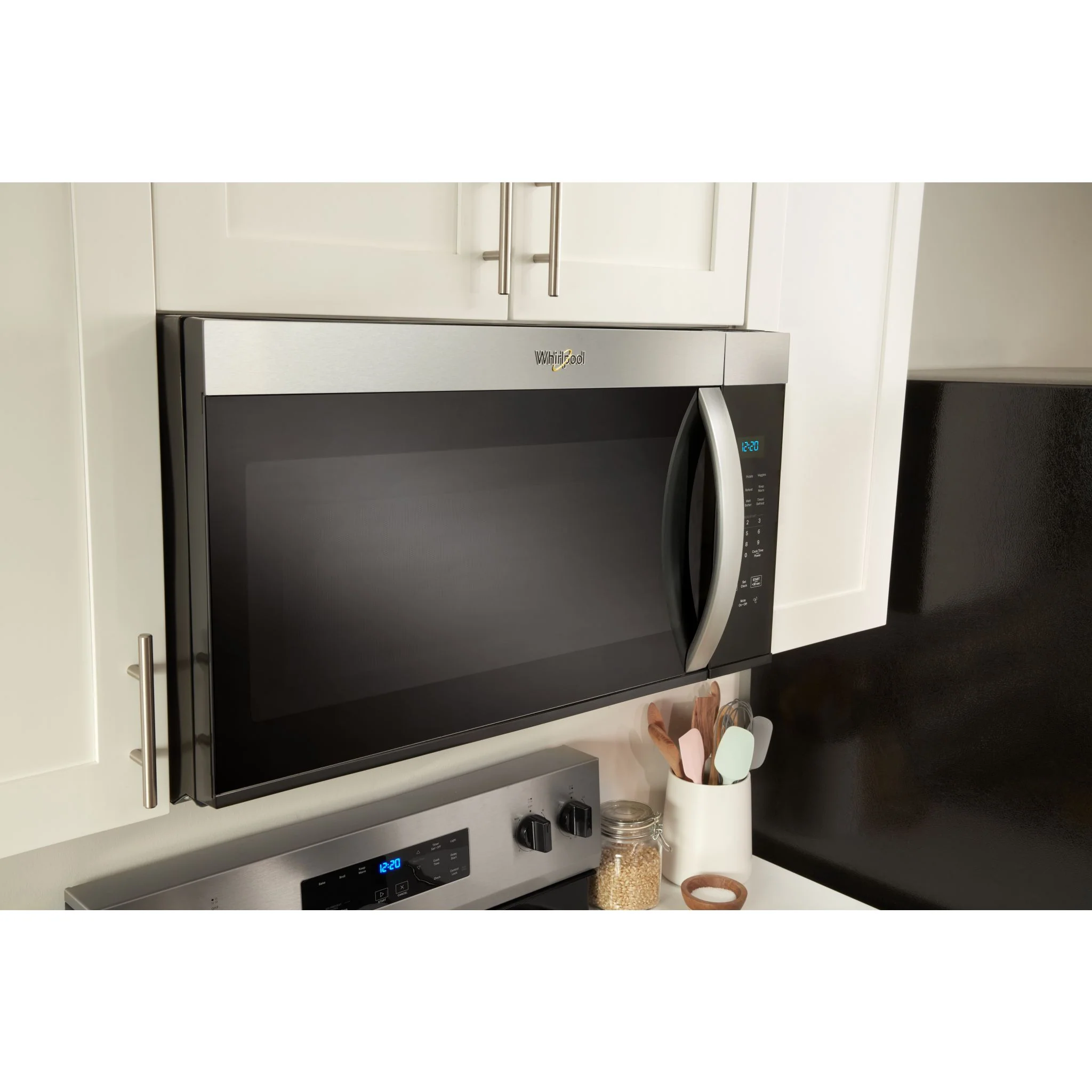 Whirlpool 30W 1.7 cu. ft Over the range Microwave with 900-Watts Cooking Power -Fingerprint Resistant Stainless Steel (YWMMS3130RZ) - Image 7