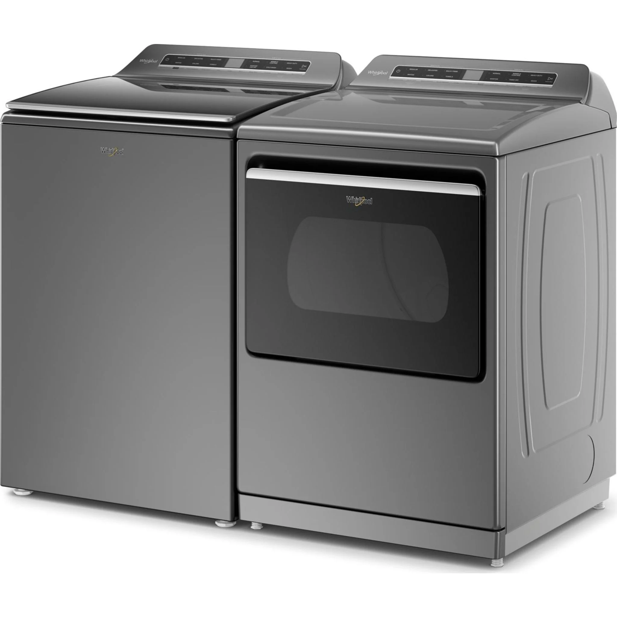 Whirlpool 7.4 cu. ft. Top Load Gas Dryer with Advanced Moisture Sensing -Chrome Shadow (WGD8127LC) - Image 10