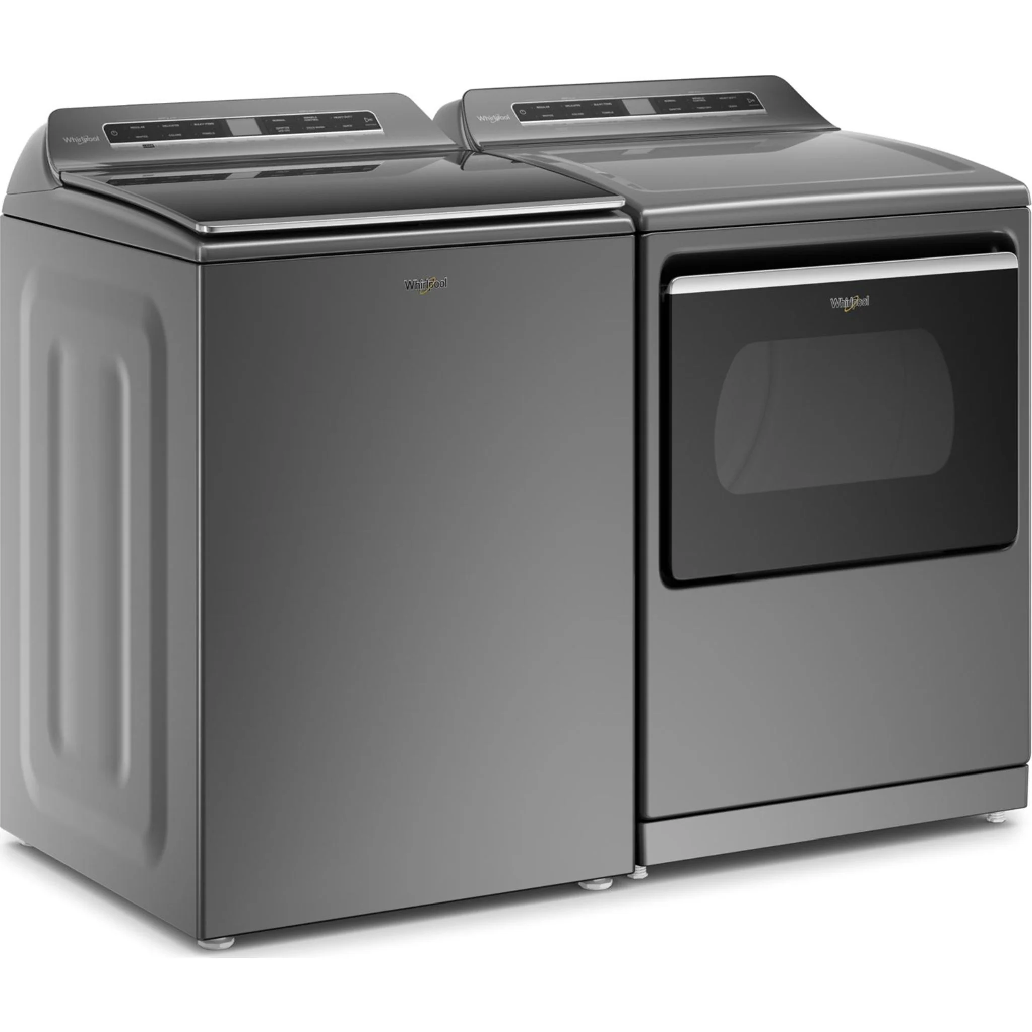 Whirlpool 7.4 cu. ft. Top Load Gas Dryer with Advanced Moisture Sensing -Chrome Shadow (WGD8127LC) - Image 11