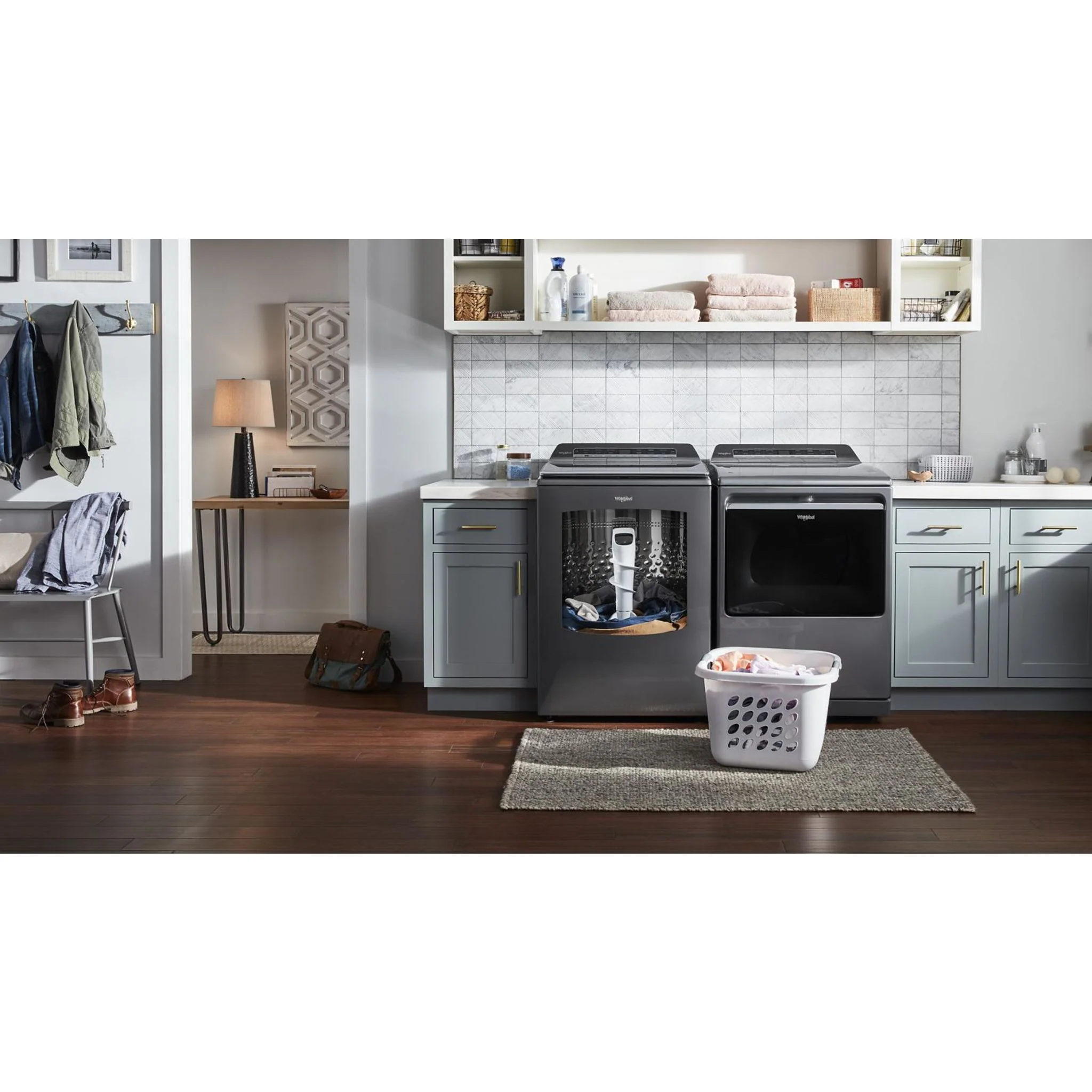 Whirlpool 7.4 cu. ft. Top Load Gas Dryer with Advanced Moisture Sensing -Chrome Shadow (WGD8127LC) - Image 7