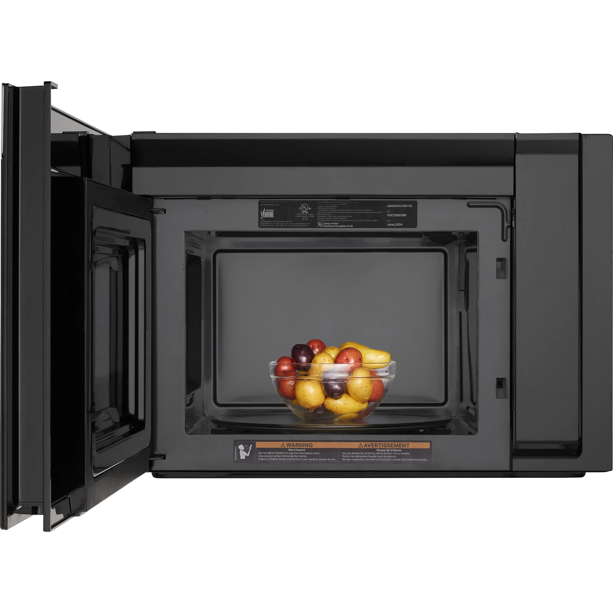Whirlpool 1.4 cu. ft. Space Saving Over-the-Range Microwave -Stainless Steel (UMMS5024SS) - Image 4