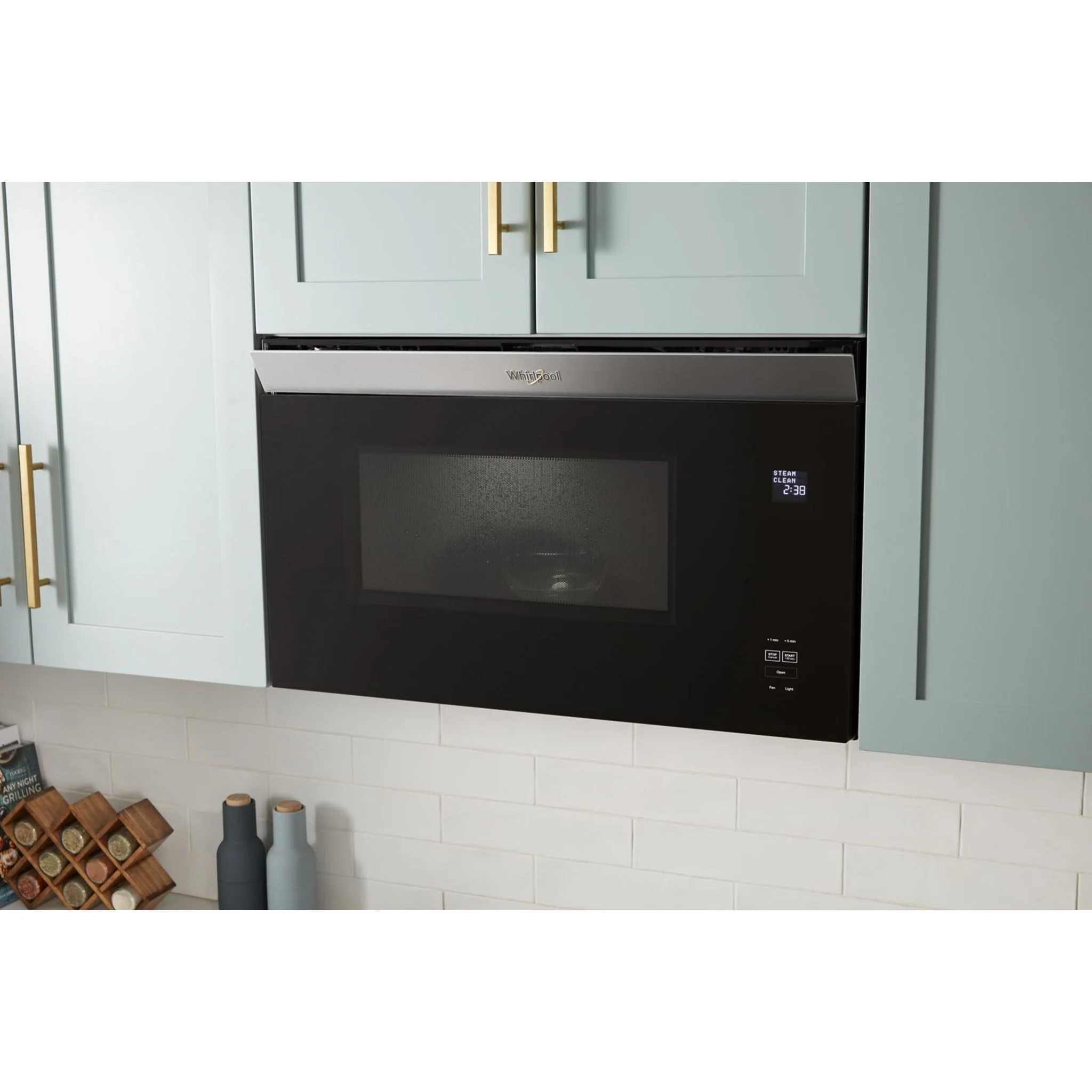 Whirlpool Flush Mount Over-the-Range Microwave with Turntable-Free Design -Black Stainless (YWMMF5930PV) - Image 26