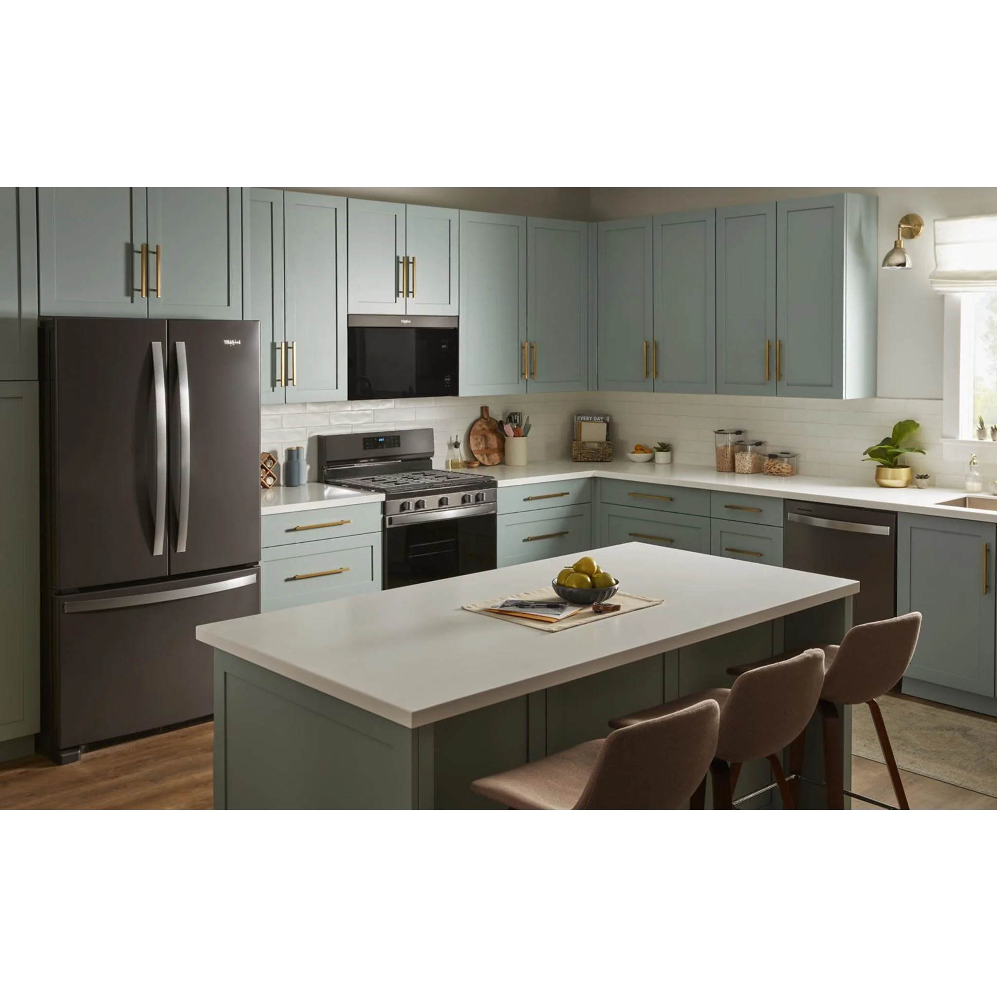 Whirlpool Flush Mount Over-the-Range Microwave with Turntable-Free Design -Black Stainless (YWMMF5930PV) - Image 28