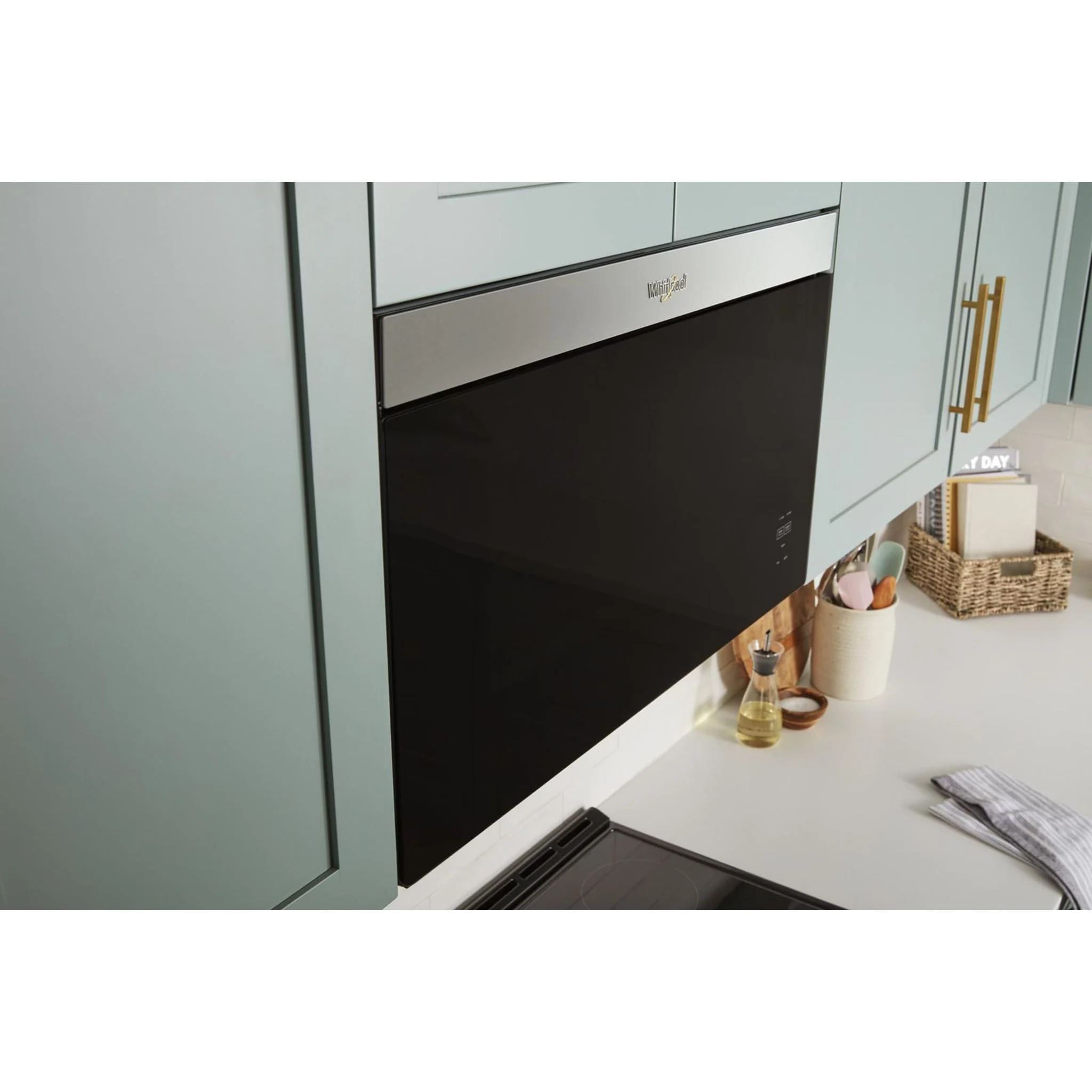 Whirlpool Flush Mount Over-the-Range Microwave with Turntable-Free Design -White (YWMMF5930PW) - Image 17