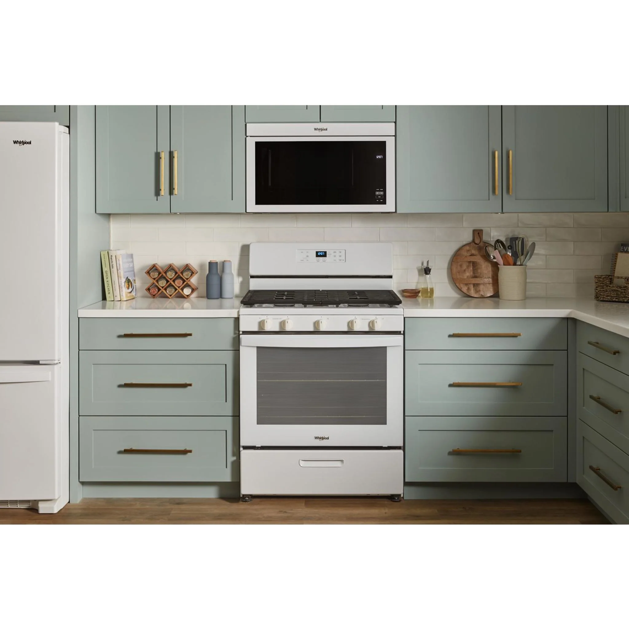 Whirlpool Flush Mount Over-the-Range Microwave with Turntable-Free Design -White (YWMMF5930PW) - Image 18
