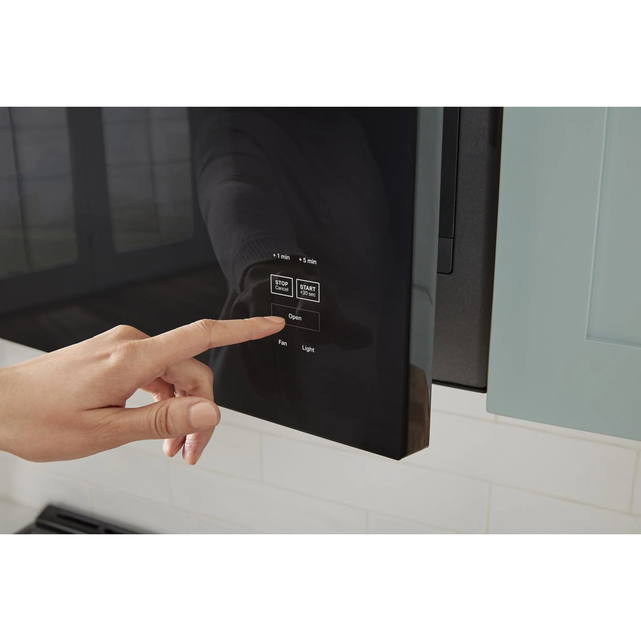 Whirlpool Flush Mount Over-the-Range Microwave with Turntable-Free Design -White (YWMMF5930PW) - Image 2