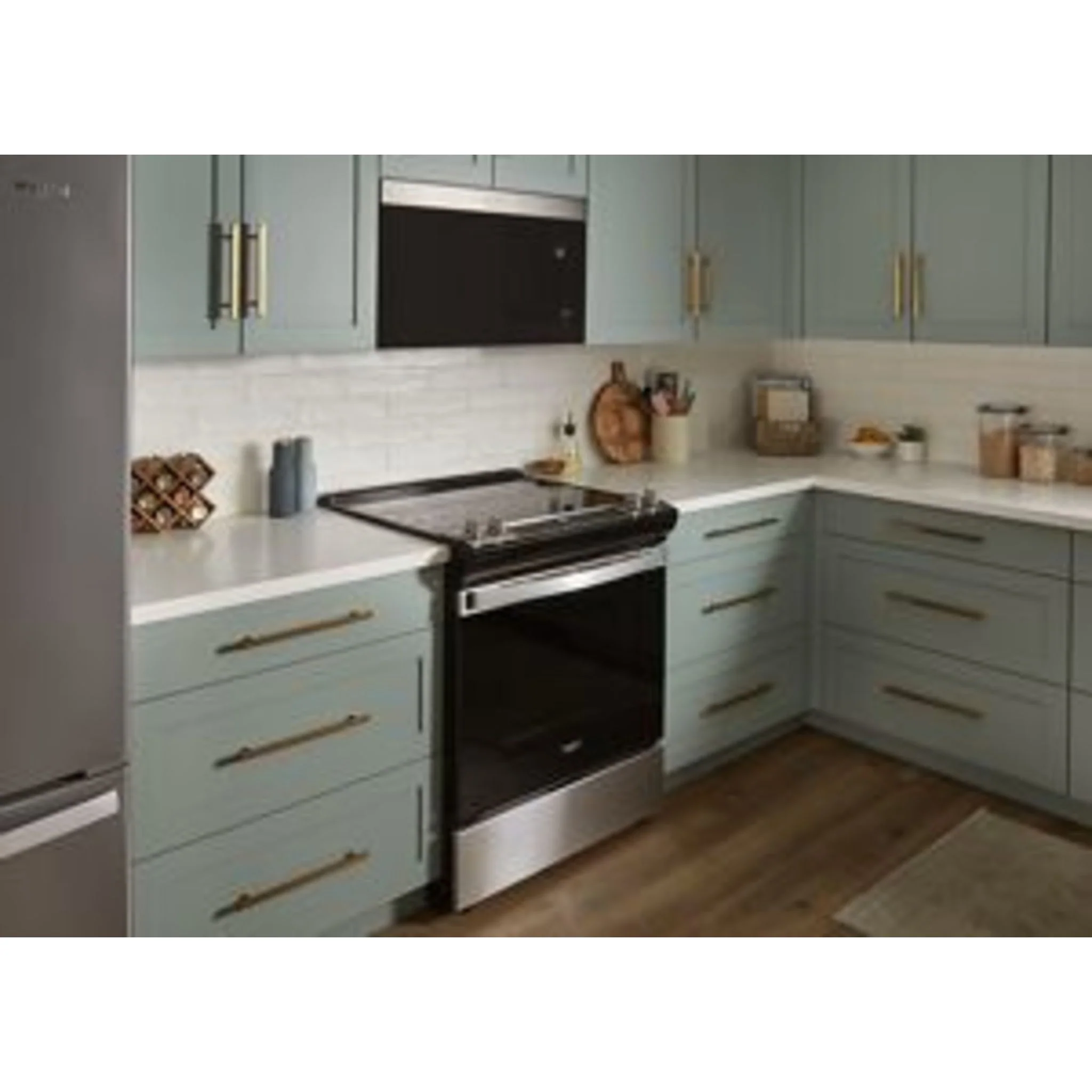 Whirlpool Flush Mount Over-the-Range Microwave with Turntable-Free Design -White (YWMMF5930PW) - Image 8