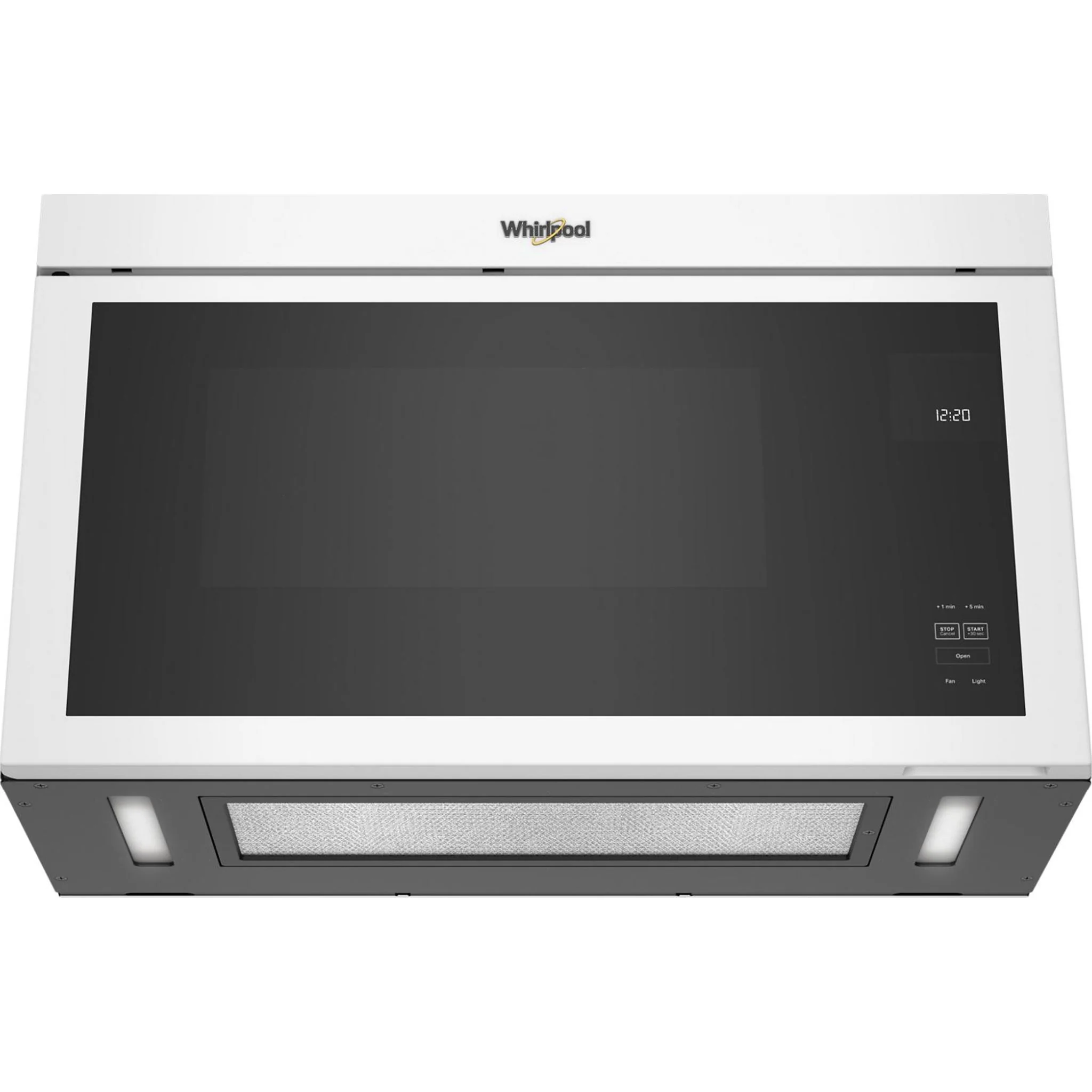 Whirlpool Flush Mount Over-the-Range Microwave with Turntable-Free Design -White (YWMMF5930PW) - Image 9