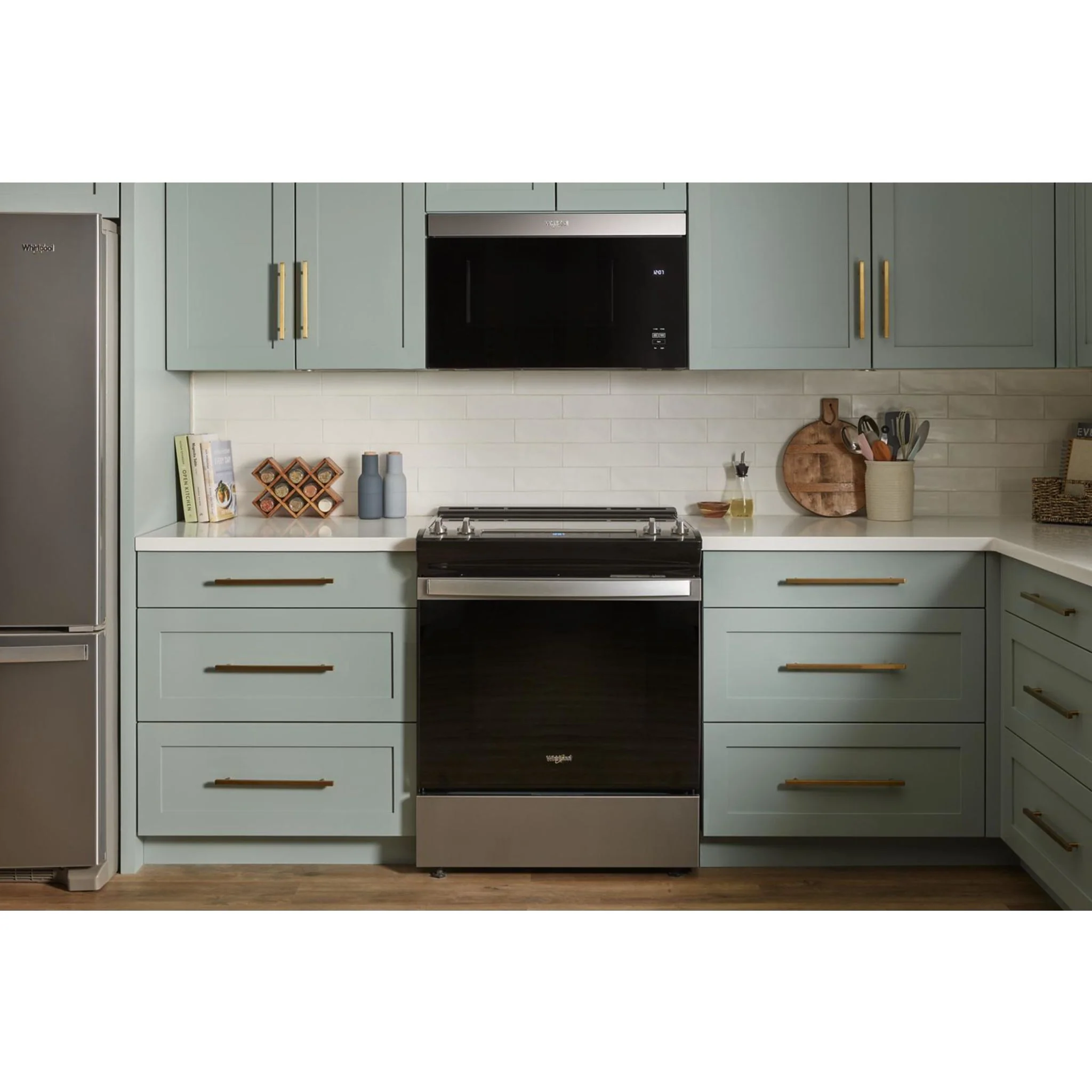 Whirlpool Flush Mount Over-the-Range Microwave with Turntable-Free Design -Fingerprint Resistant Stainless Steel (YWMMF5930PZ) - Image 11