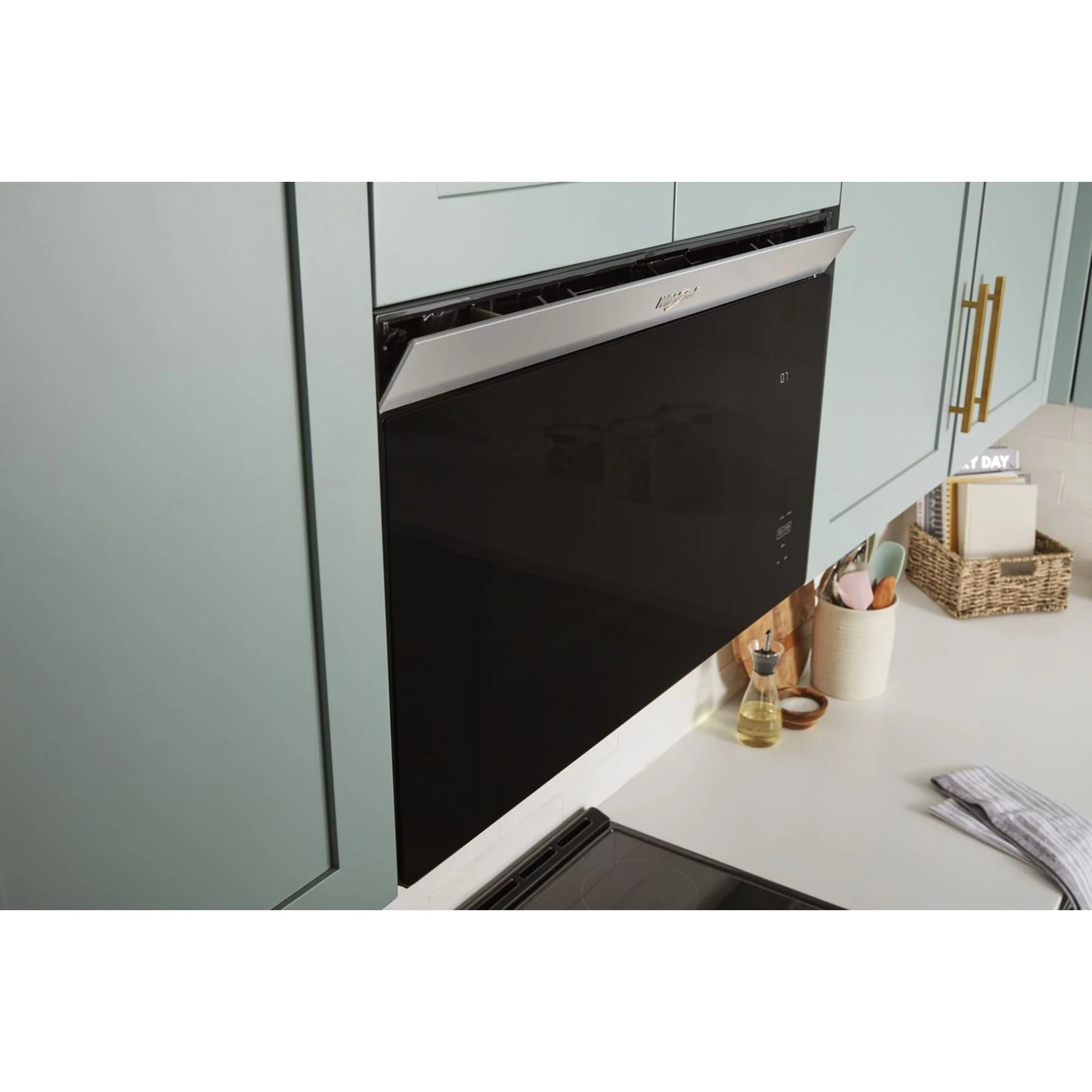 Whirlpool Flush Mount Over-the-Range Microwave with Turntable-Free Design -Fingerprint Resistant Stainless Steel (YWMMF5930PZ) - Image 19