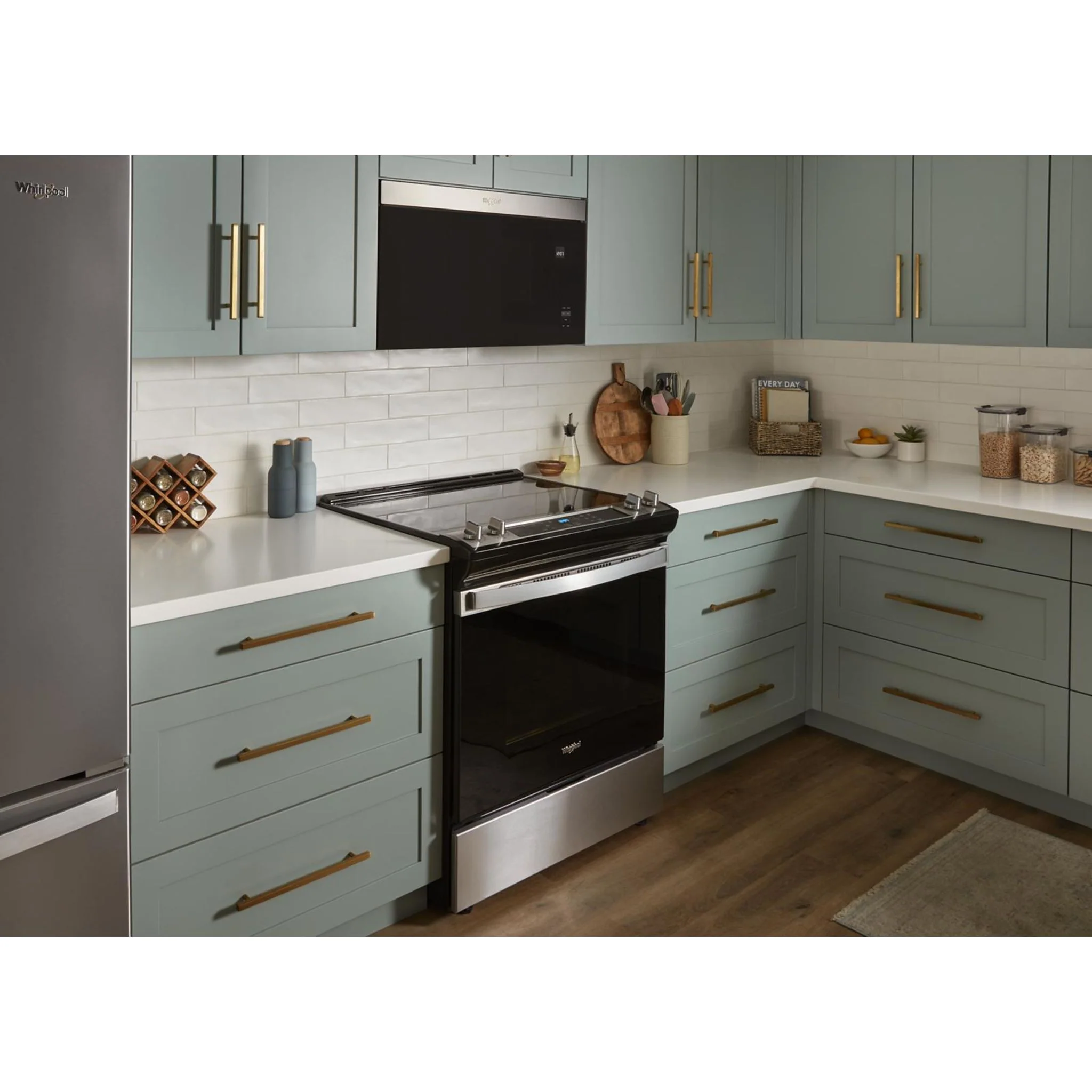 Whirlpool Flush Mount Over-the-Range Microwave with Turntable-Free Design -Fingerprint Resistant Stainless Steel (YWMMF5930PZ) - Image 33