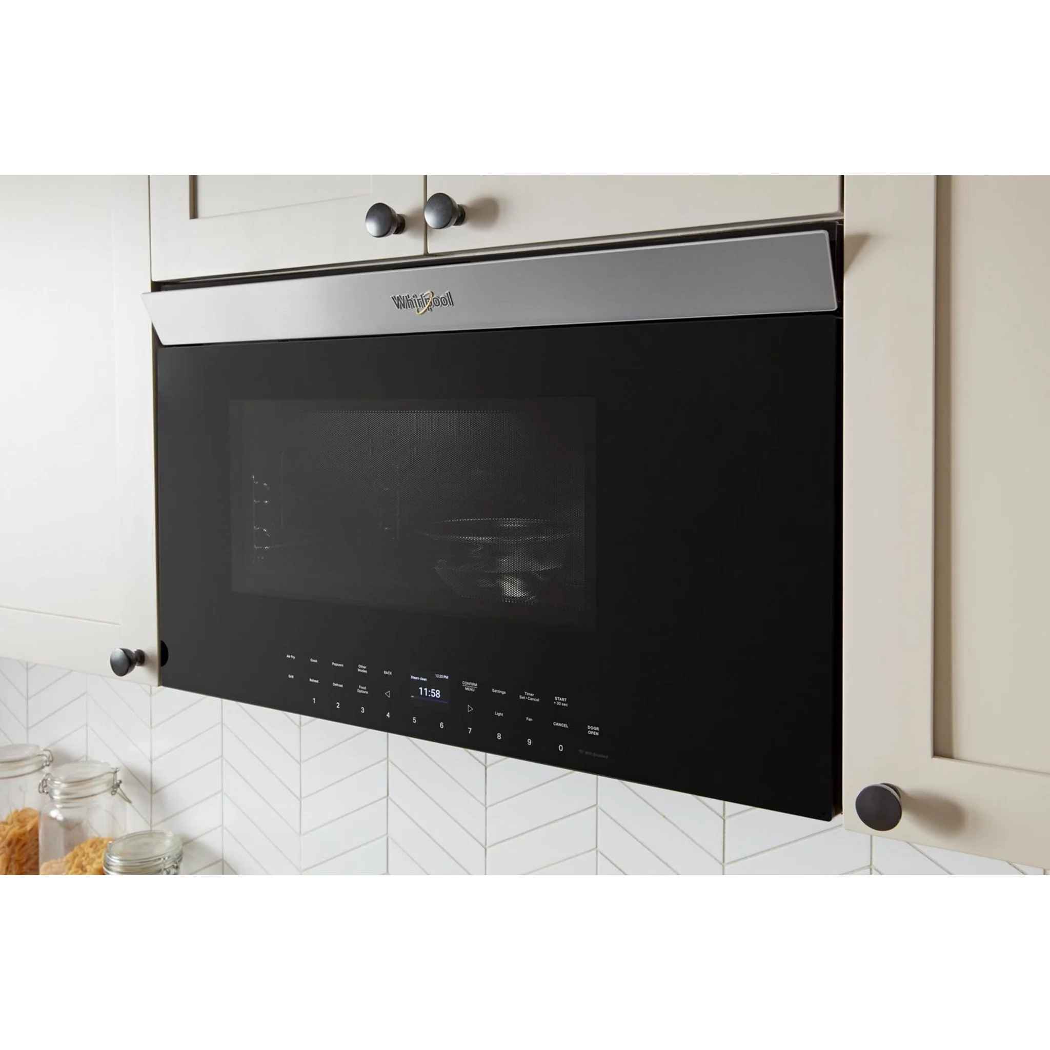 Whirlpool Air Fry Over- the-Range Microwave Oven with Flush Built-in Design -Fingerprint Resistant Stainless Steel (YWMMF7330RZ) - Image 30