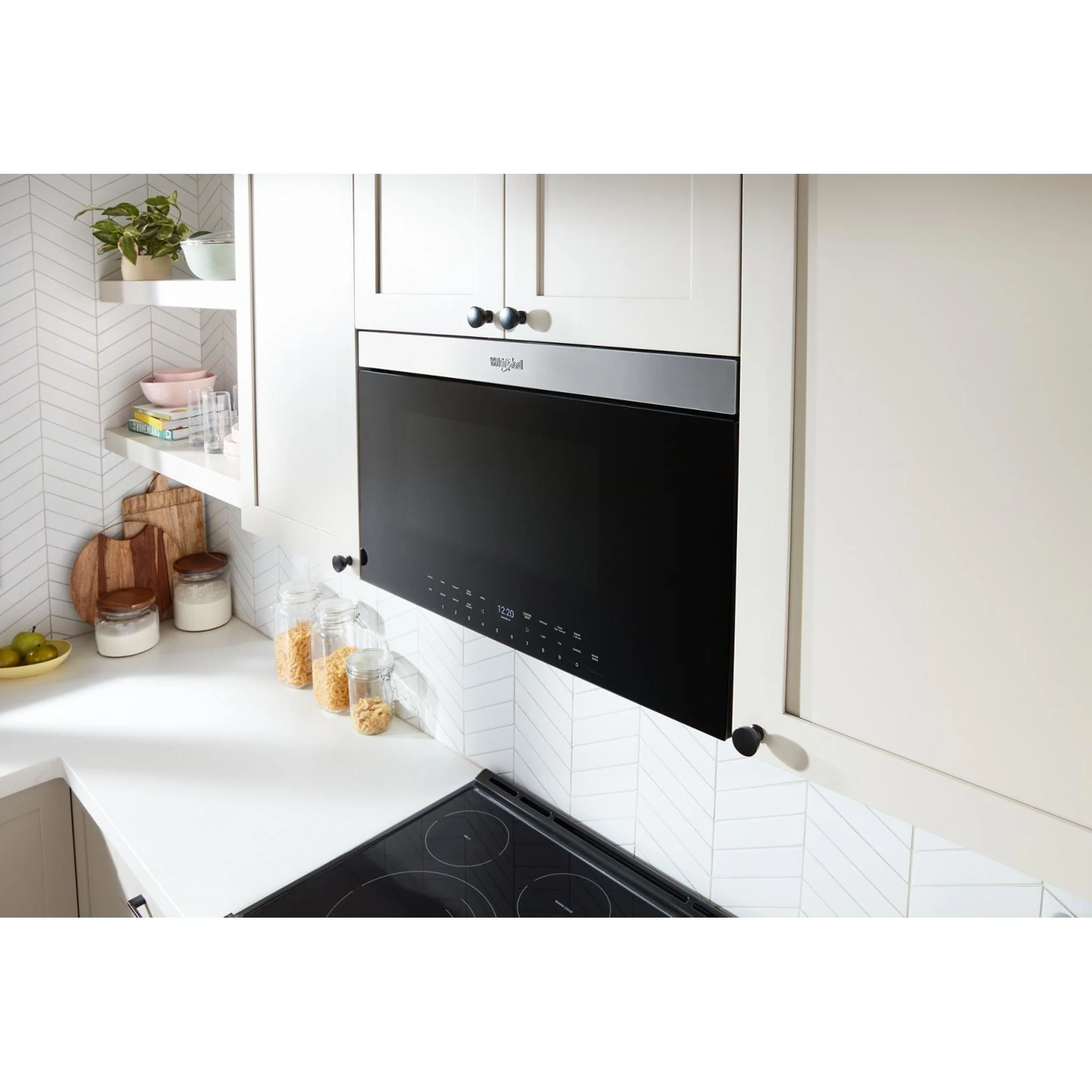 Whirlpool Air Fry Over- the-Range Microwave Oven with Flush Built-in Design -Fingerprint Resistant Stainless Steel (YWMMF7330RZ) - Image 8