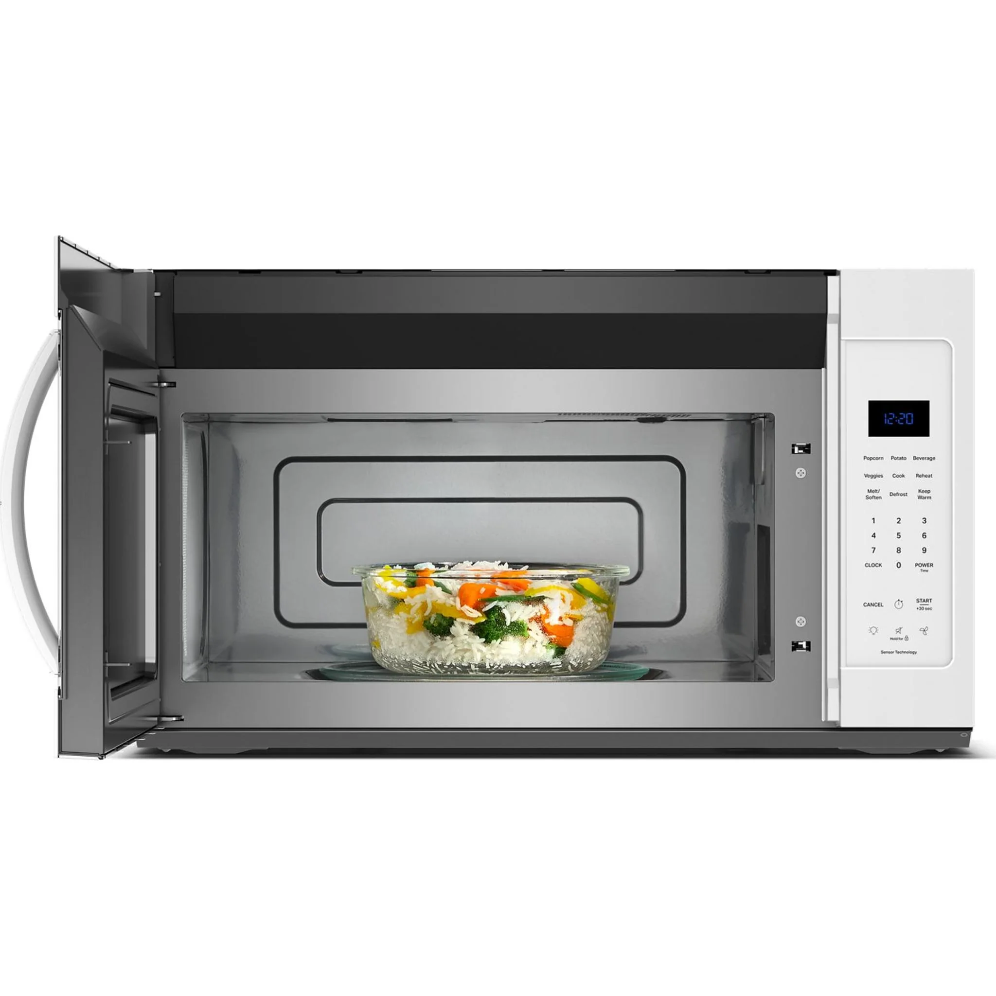 Whirlpool 1.9 cu ft. Over the Range Microwave with Sensor Cooking Technology - 900 Watts - White (YWMMS3230SW) - Image 2