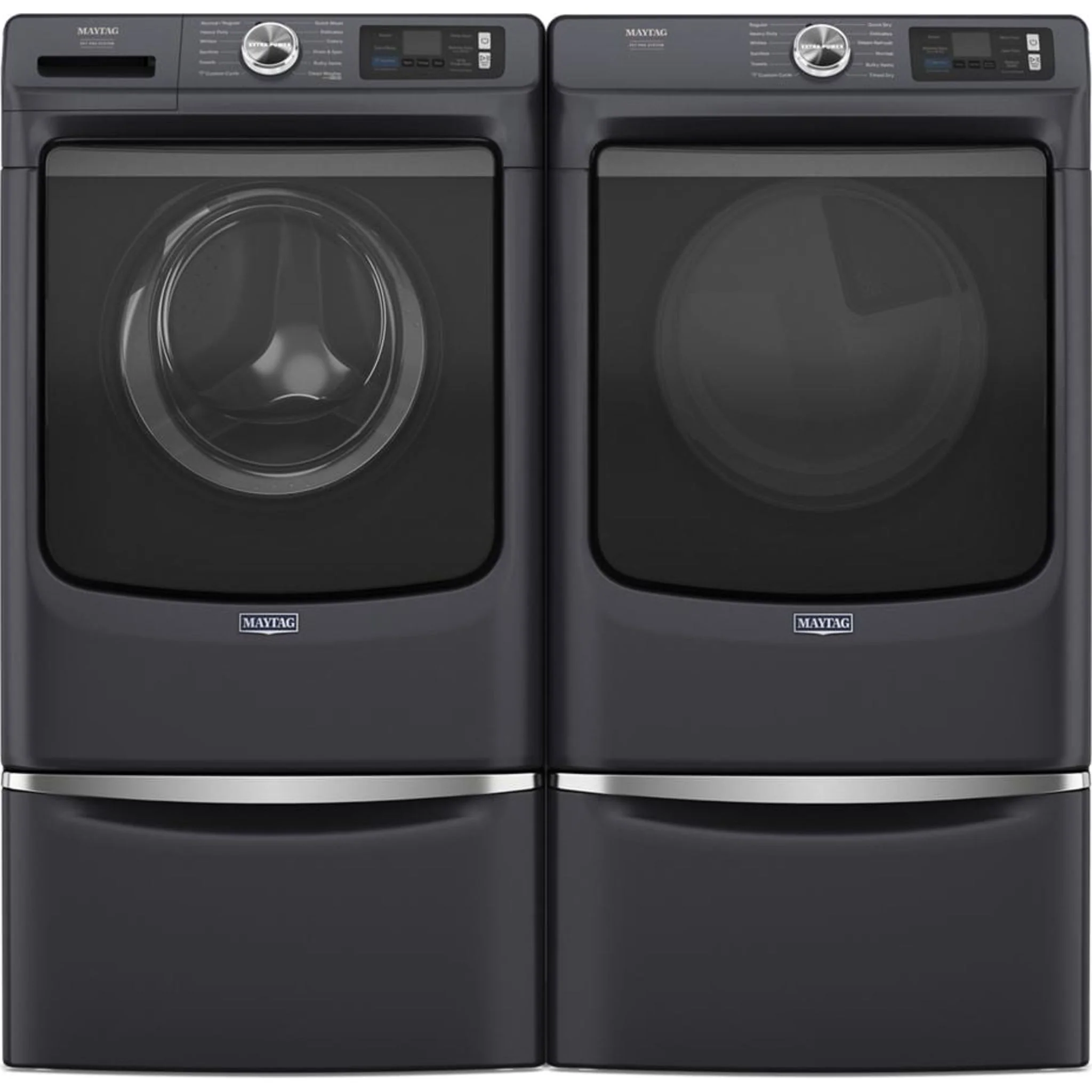 Whirlpool 15.5" (39.4 cm) Pedestal for Front Load Washer and Dryer with Storage -Midnight Steel (XHPC155RF) - Image 11