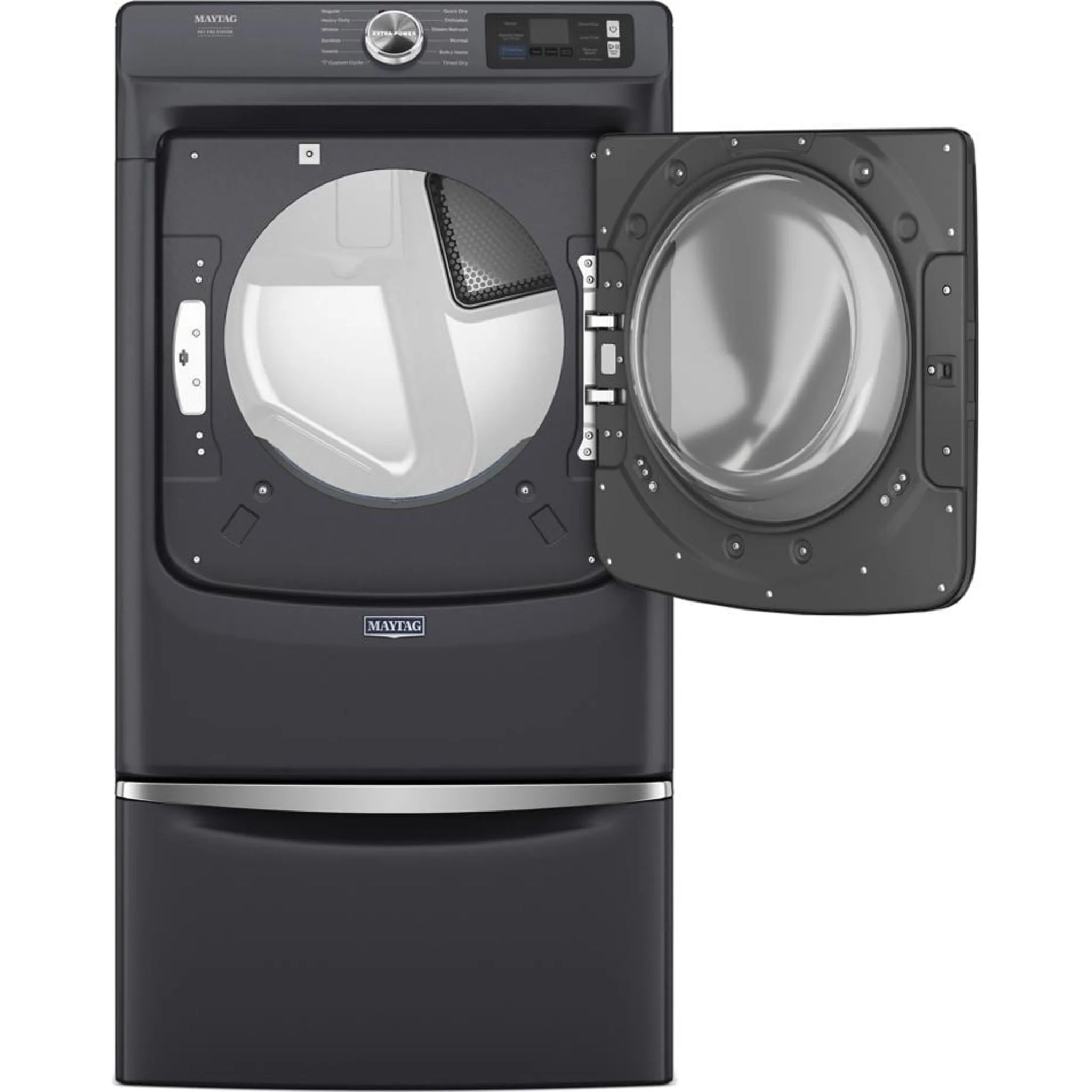 Whirlpool 15.5" (39.4 cm) Pedestal for Front Load Washer and Dryer with Storage -Midnight Steel (XHPC155RF) - Image 13