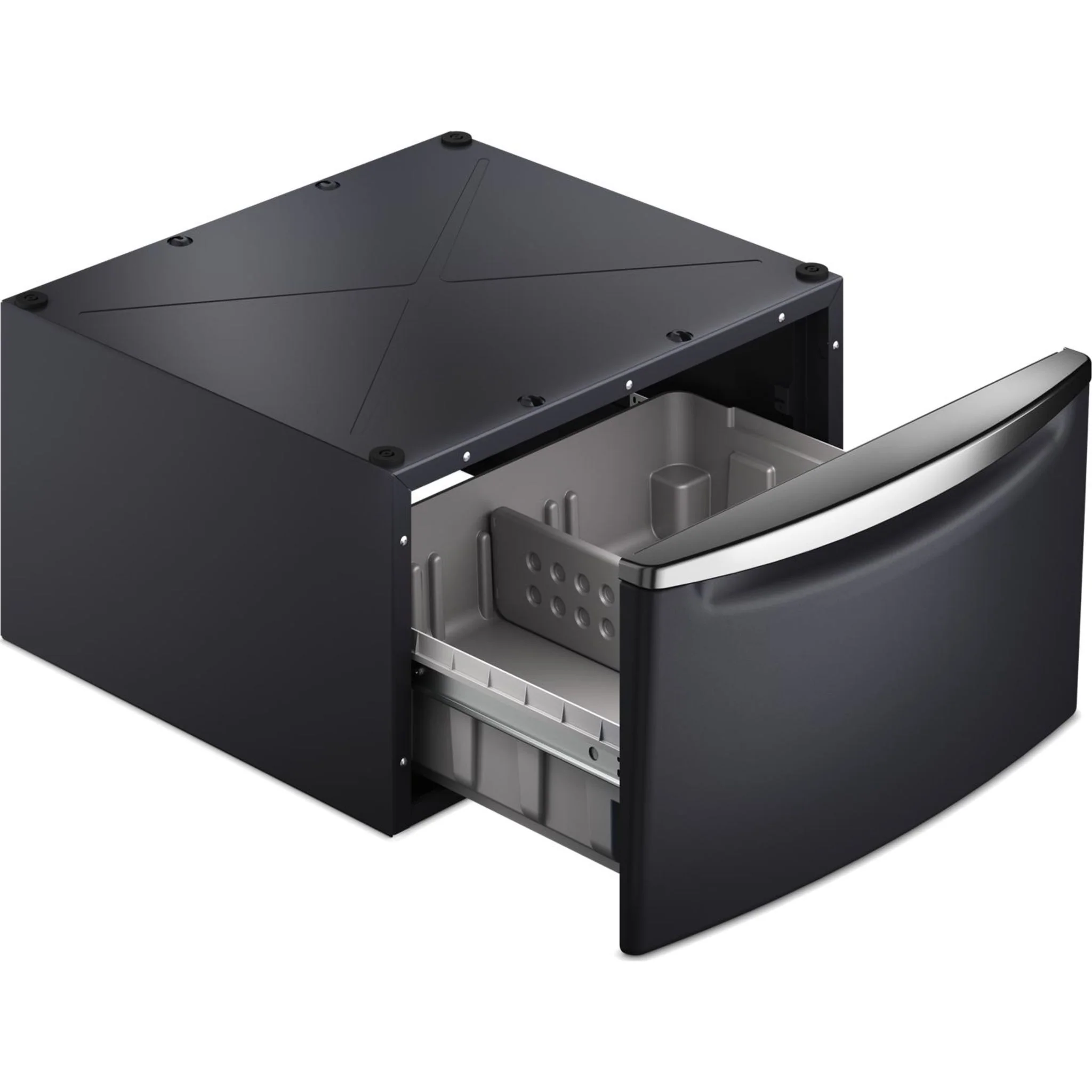 Whirlpool 15.5" (39.4 cm) Pedestal for Front Load Washer and Dryer with Storage -Midnight Steel (XHPC155RF) - Image 45