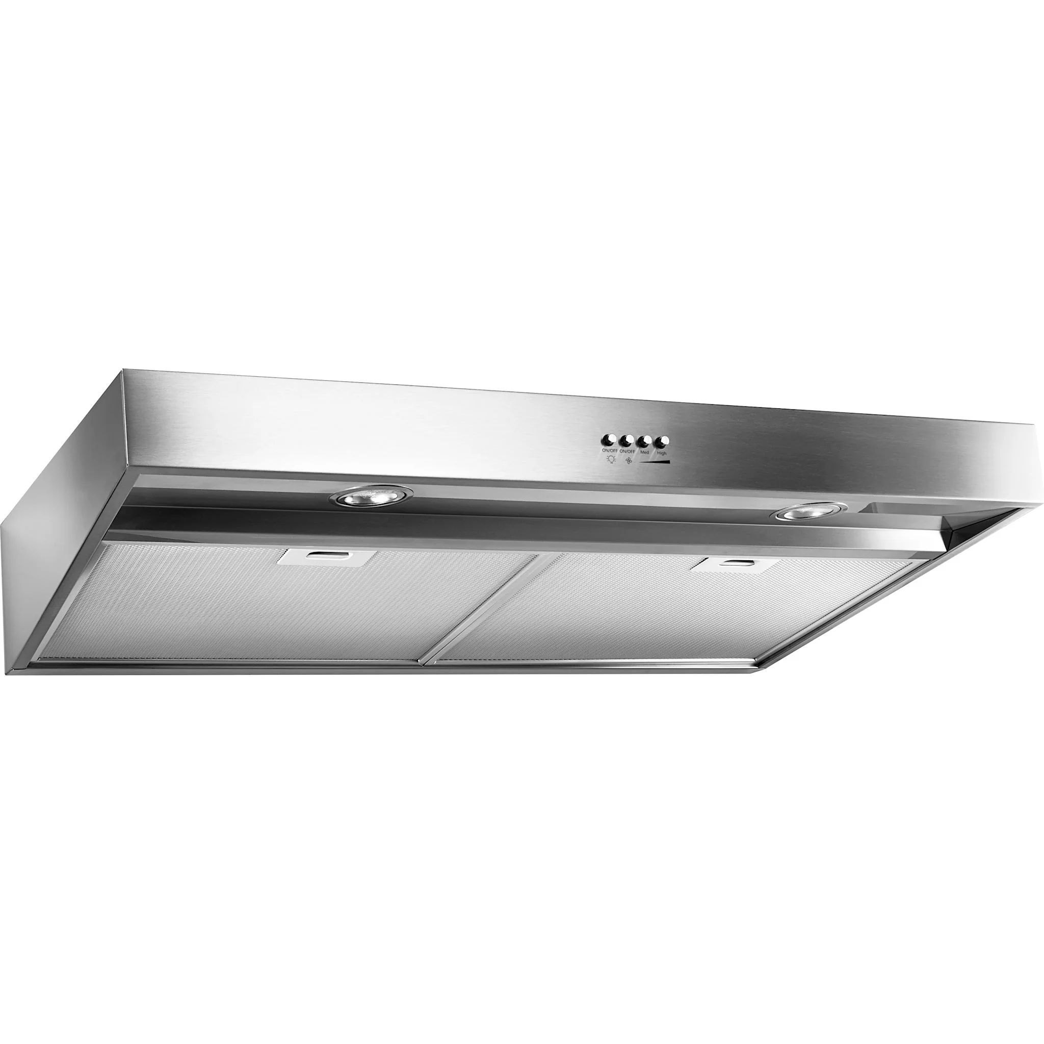 Whirlpool 24" Range Hood with Dishwasher-Safe Full-Width Grease Filters -Stainless Steel (WVU37UC4FS)