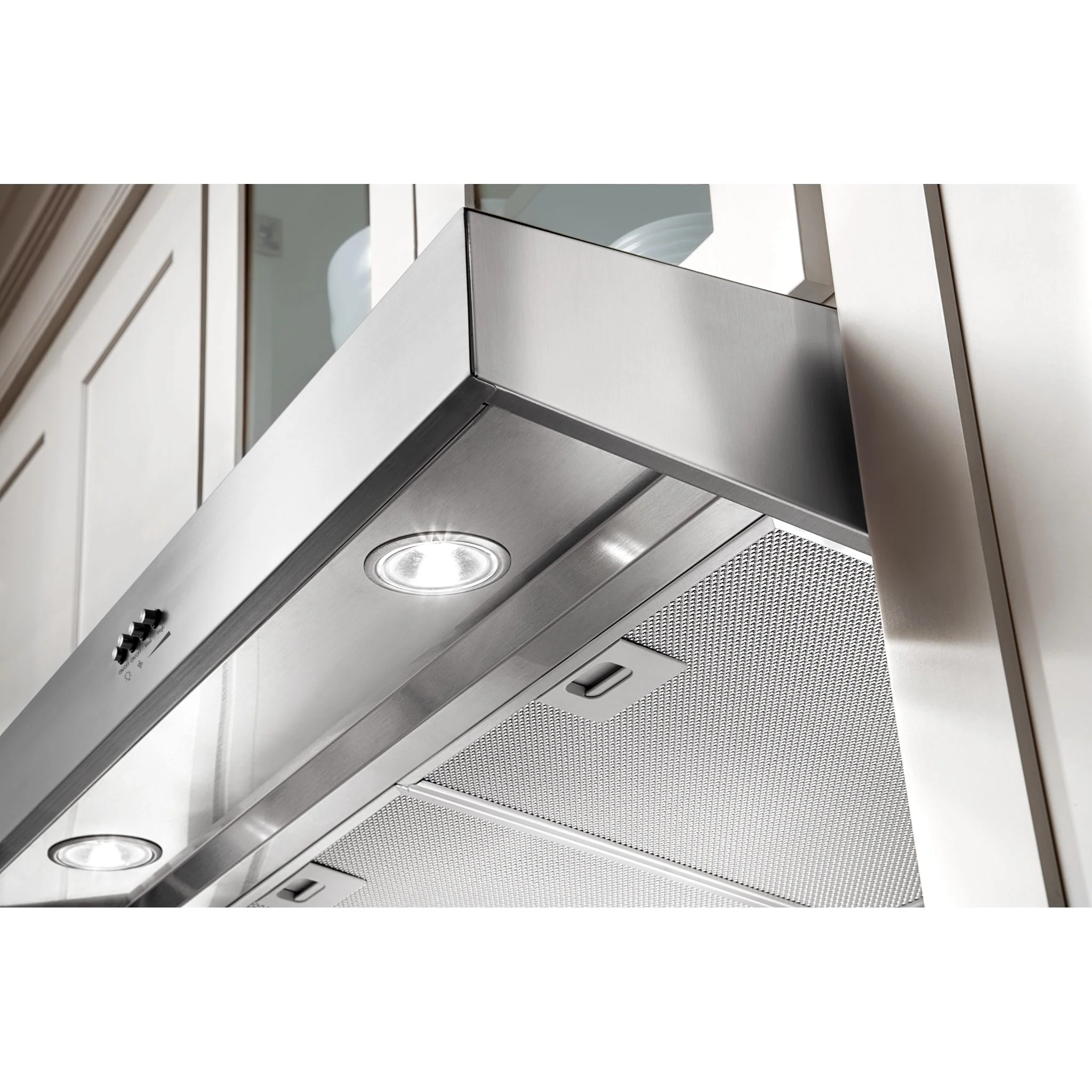 Whirlpool 24" Range Hood with Dishwasher-Safe Full-Width Grease Filters -Stainless Steel (WVU37UC4FS) - Image 4