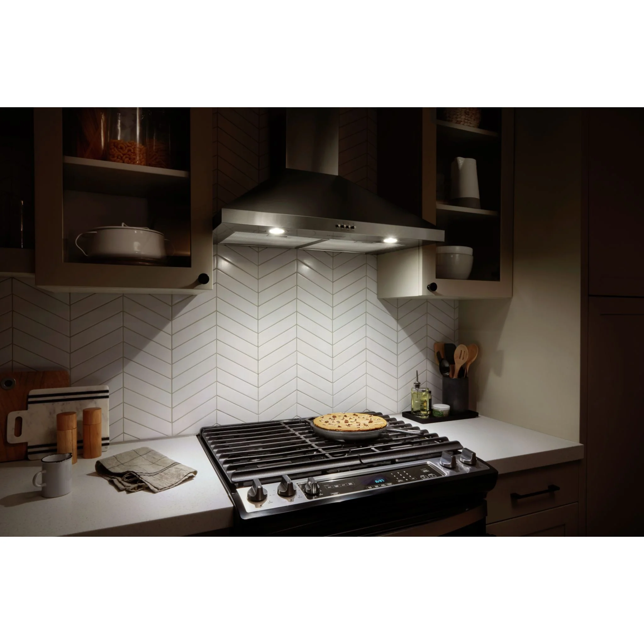 Whirlpool 30" Chimney Wall Mount Range Hood -Stainless Steel (WVW53UC0LS) - Image 4