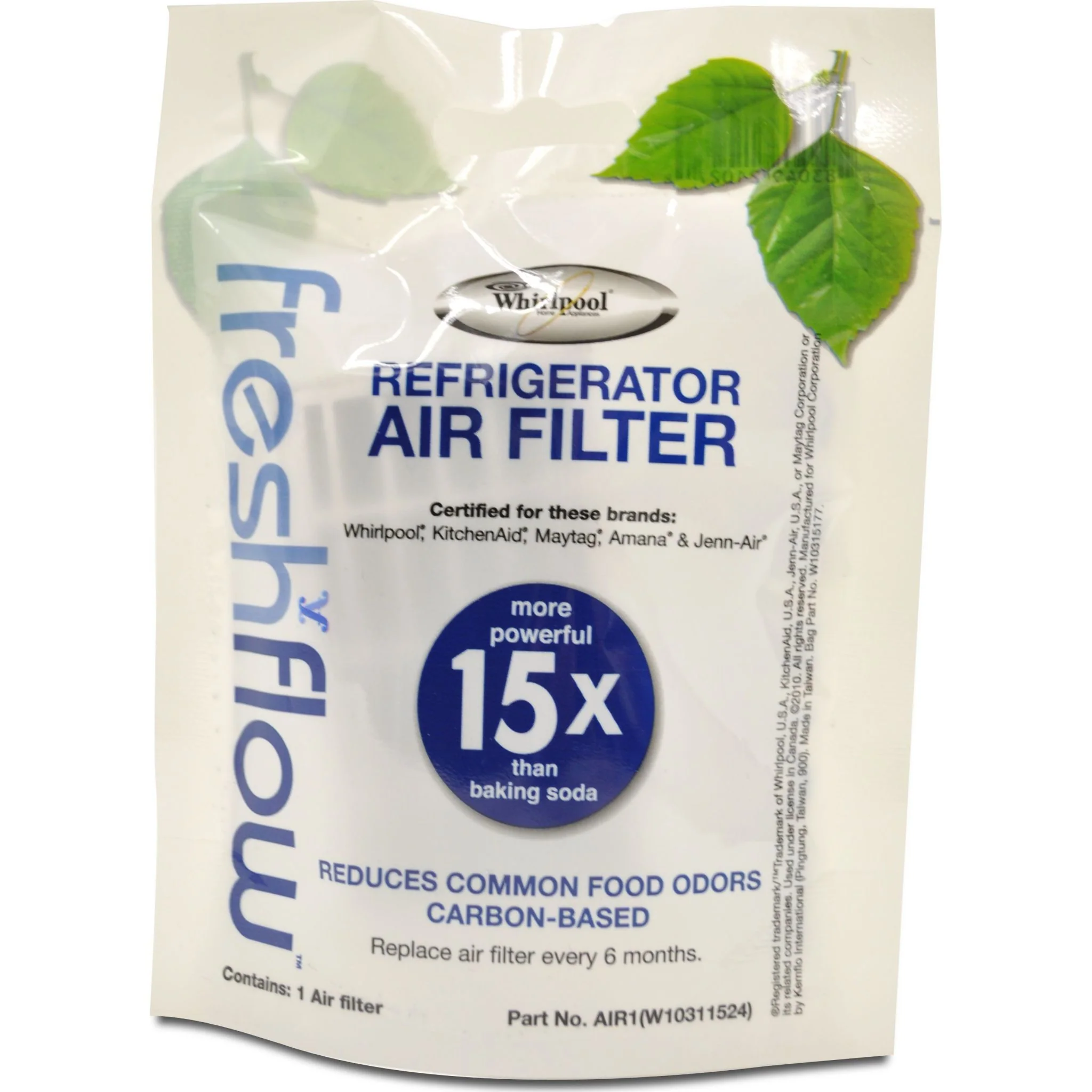 Whirlpool Refrigerator FreshFlowAir Filter -White (W10311524)