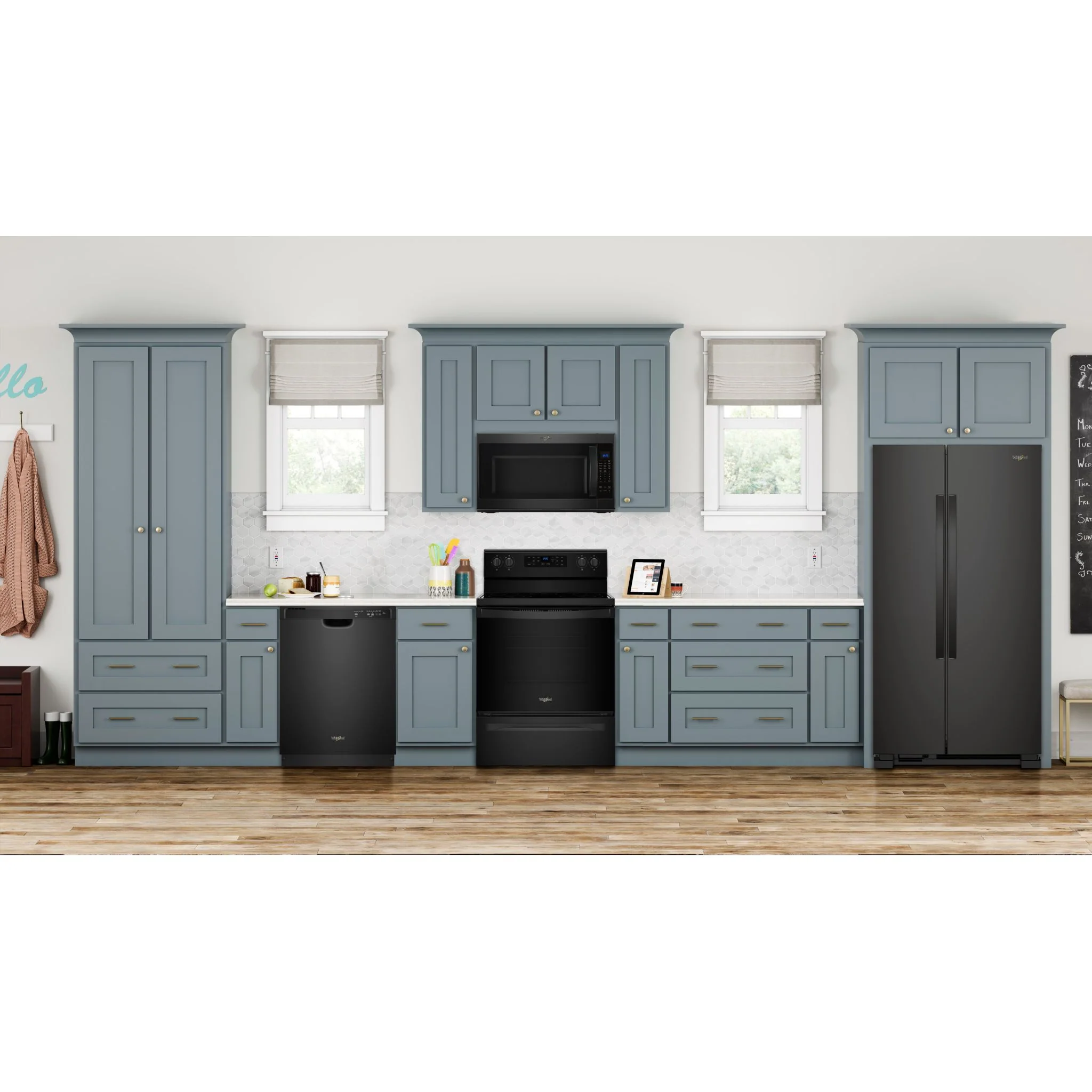 Whirlpool 33-inch Wide Side-by-Side Refrigerator - 22 cu. ft. -Black (WRS312SNHB) - Image 9